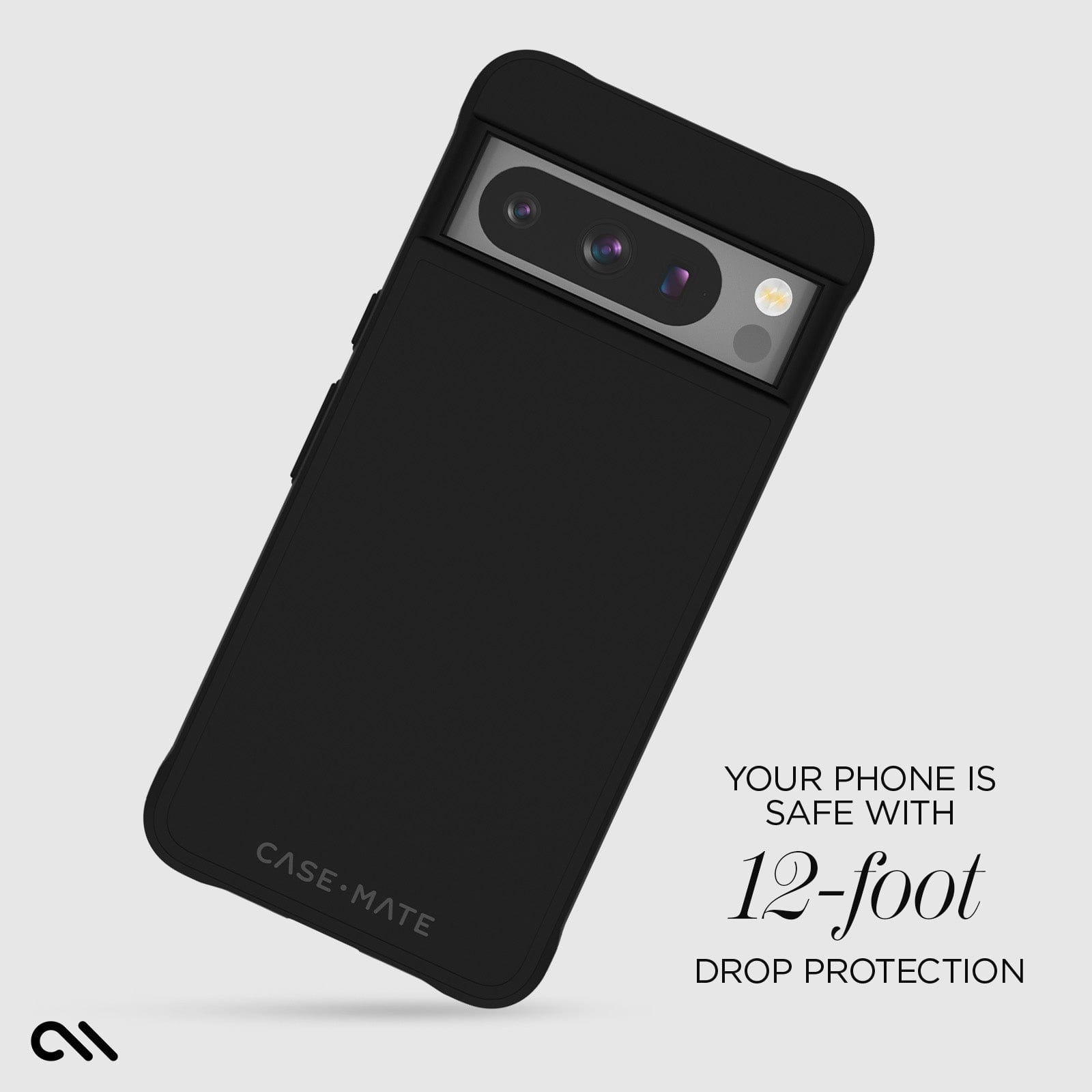 YOUR PHONE IS SAFE WITH 12-FOOT DROP PROTECTION