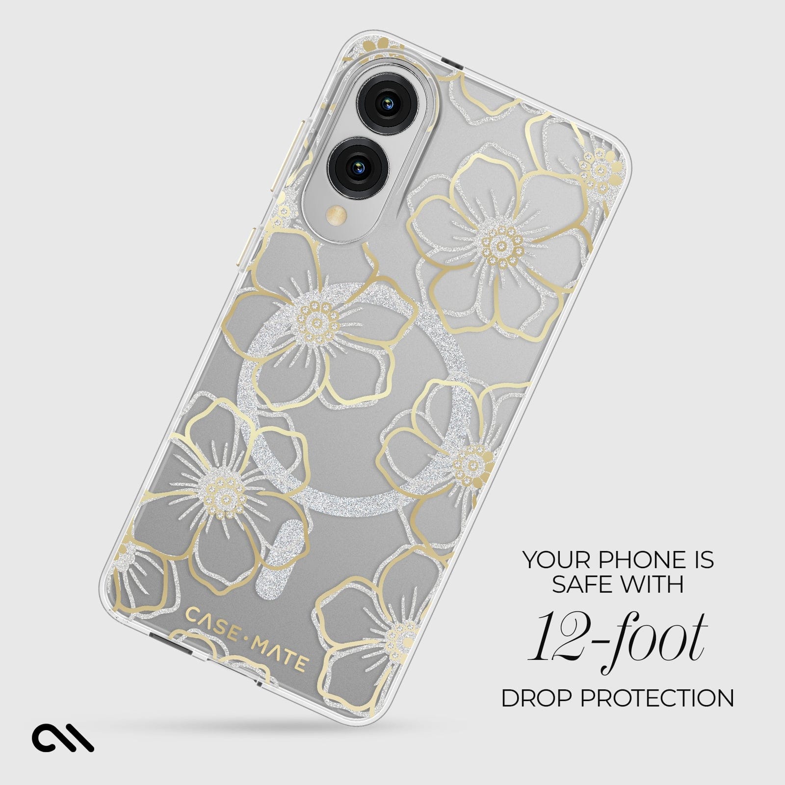 Floral Gems with Magnet - Galaxy S25 Edge