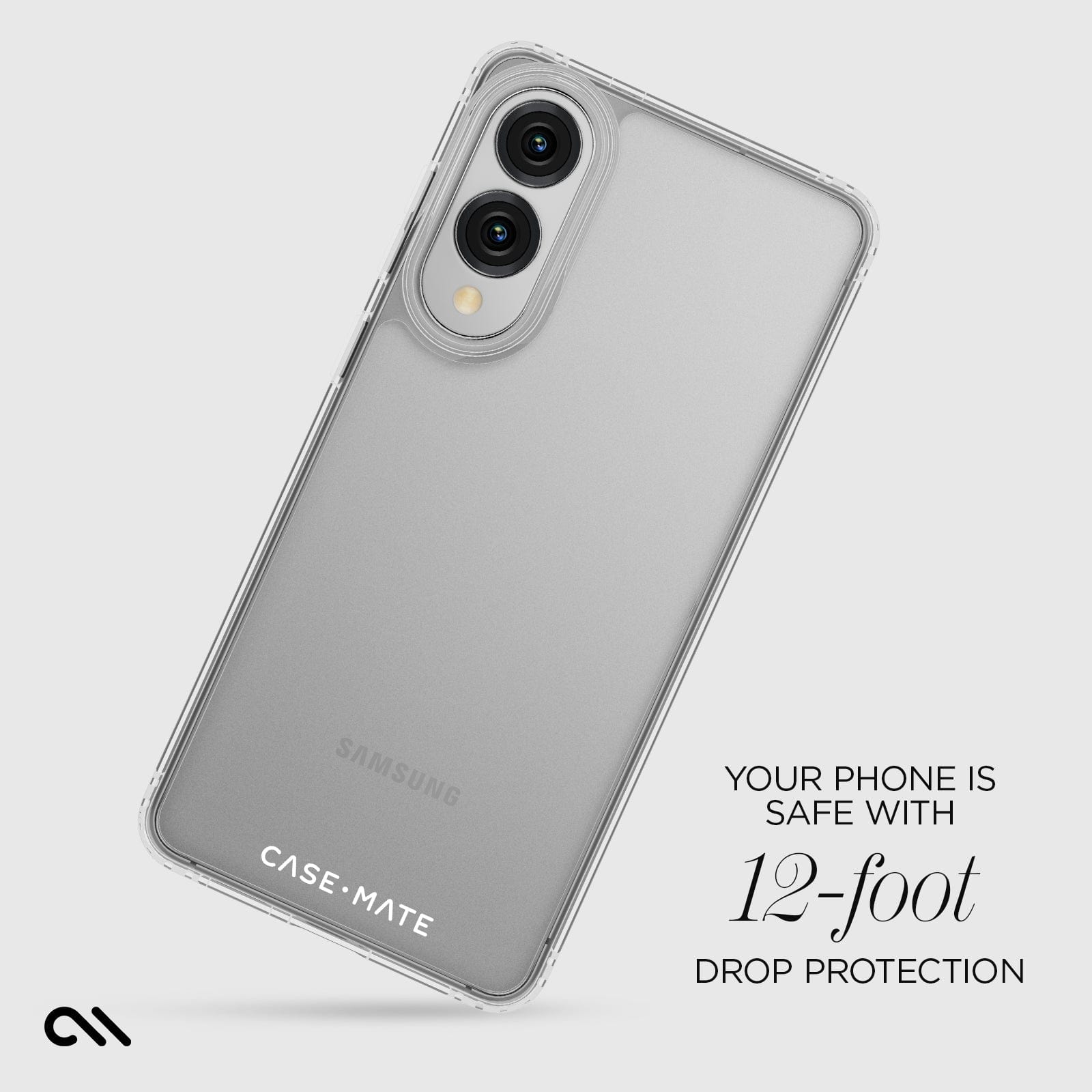 Your phone is safe with 12-foot drop protection