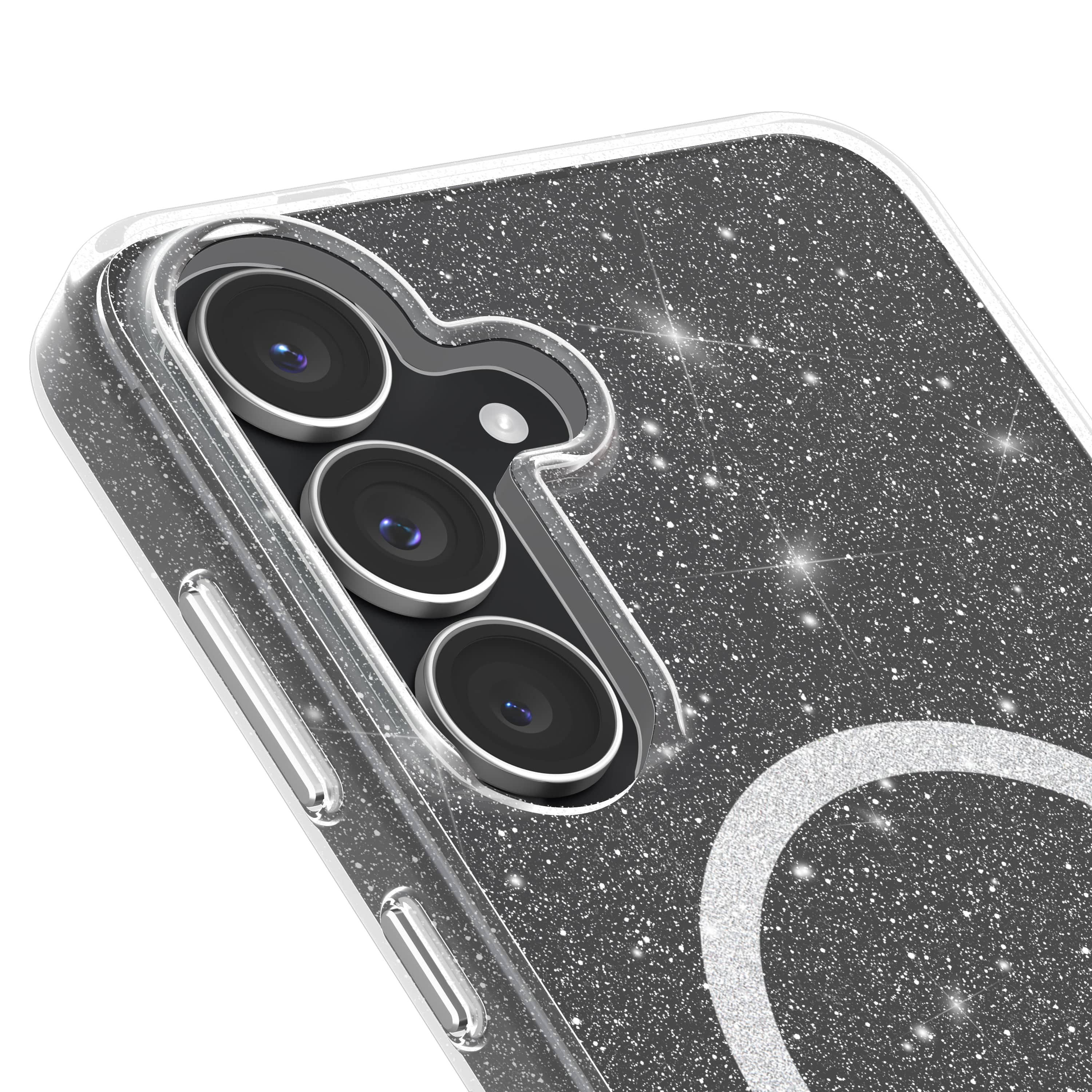 Samsung Galaxy S25 FE Case-Mate Twinkle - Twilight Silver with Magnet