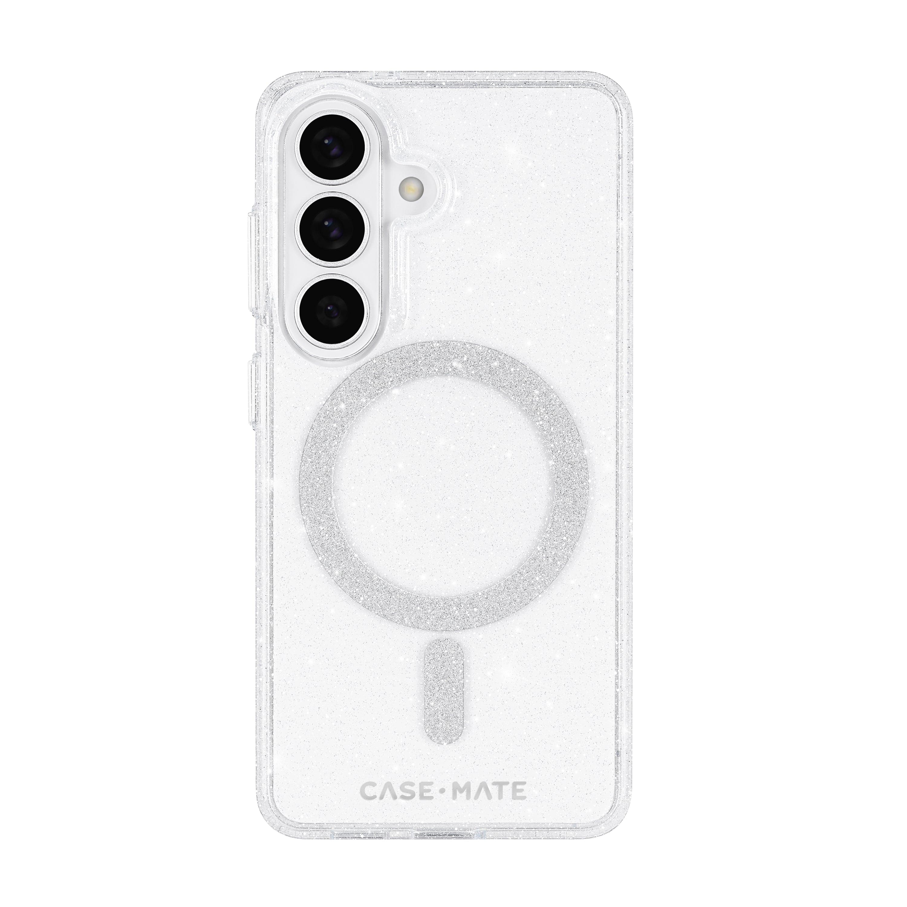 Sheer Twinkle Silver with Magnet - Galaxy S26