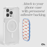 ATTACH TO YOUR PHONE CASE WITH PERMANENT ADHESIVE BACKING #color_pale blue