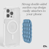 Strong double-sided suction cup design easily attaches to your phone #color_carolina blue