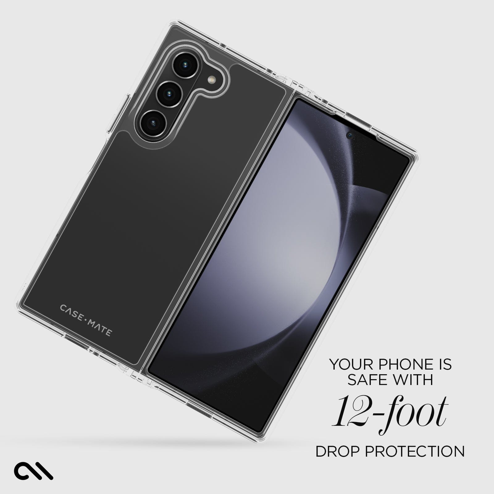 YOUR PHONE IS SAFE WITH 12FT DROP PROTECTION