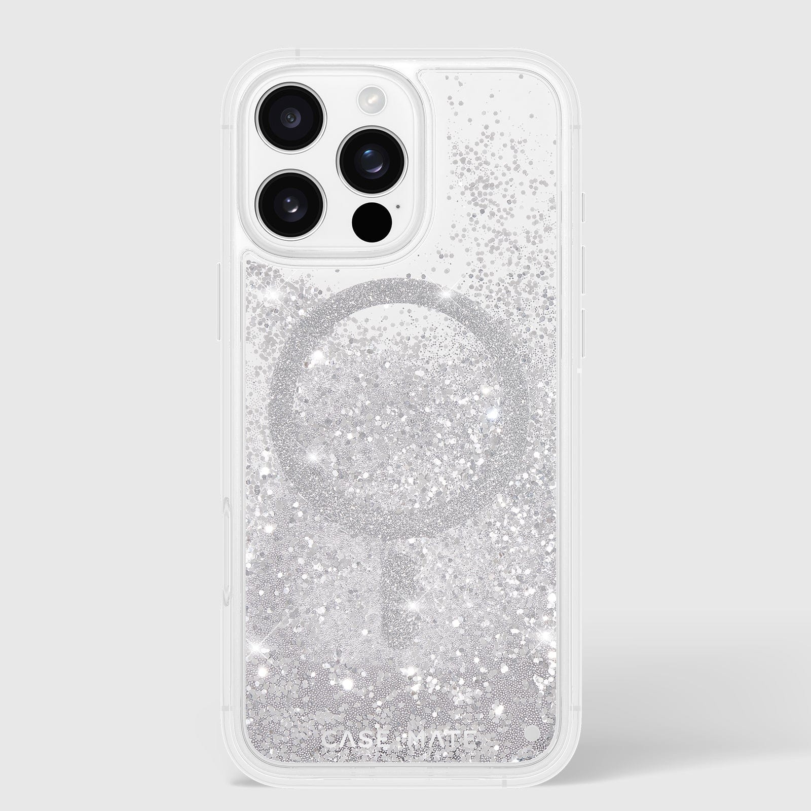 Case-Mate - Waterfall Case for Apple iPhone 16 Pro Max - Silver Case-Mate - Waterfall Case for Apple iPhone 16 Pro Max - Silver