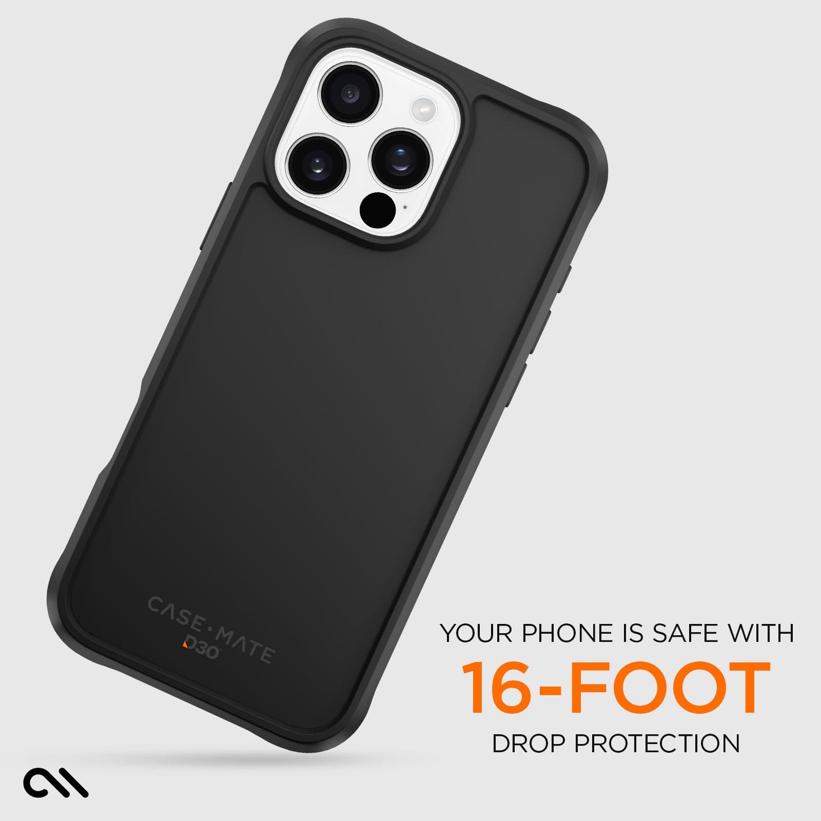 YOUR PHONE IS SAFE WITH 16 FOOT DROP PROTECTION