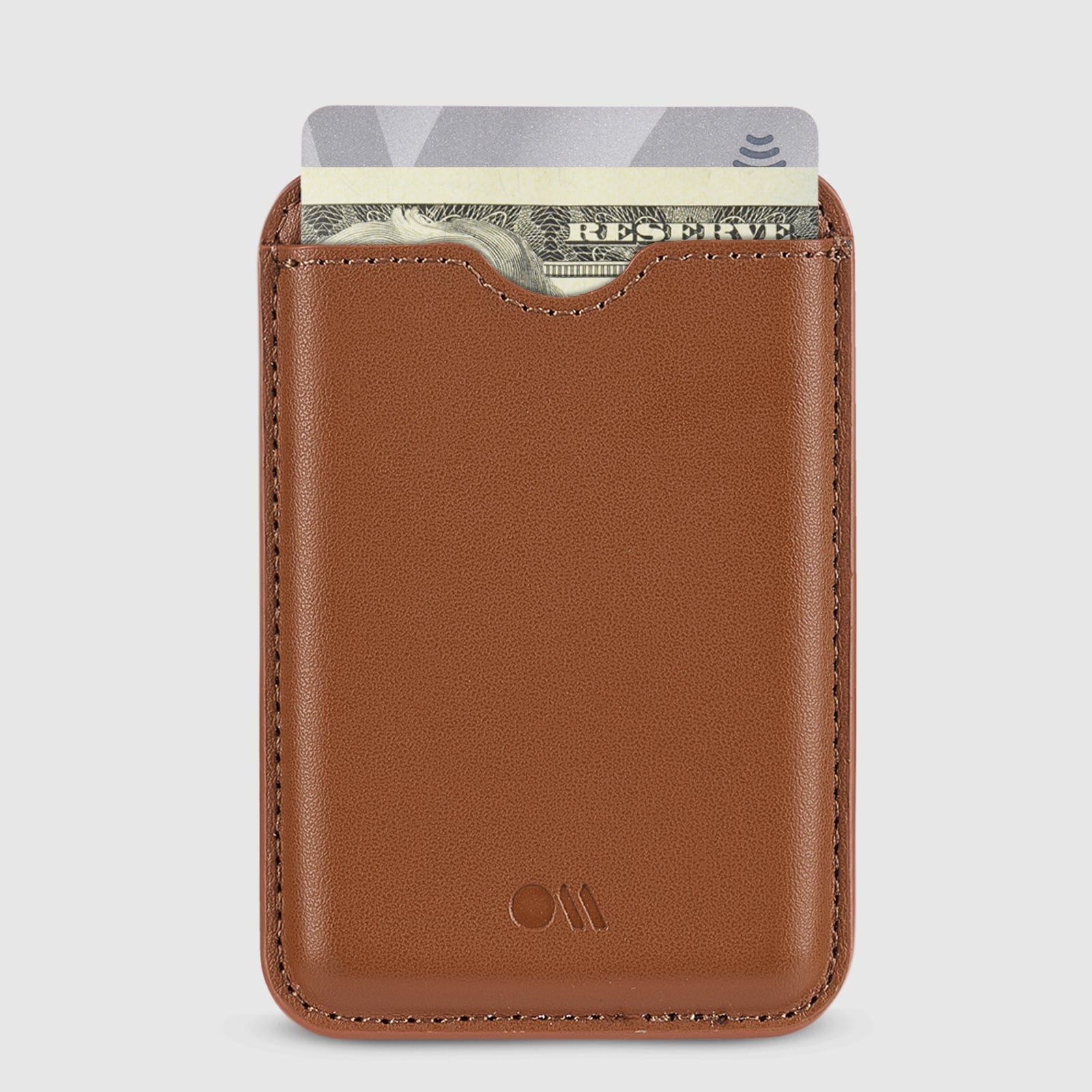 Case-Mate MagSafe Card Holder, Cognac/Brown Case-Mate MagSafe Card Holder, Cognac/Brown