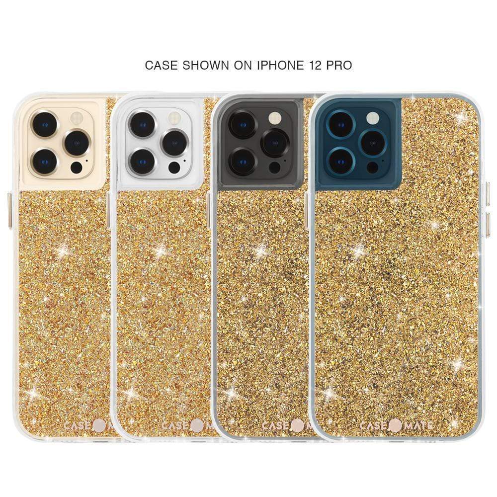 Case shown on iPhone 12 Pro. color::Gold