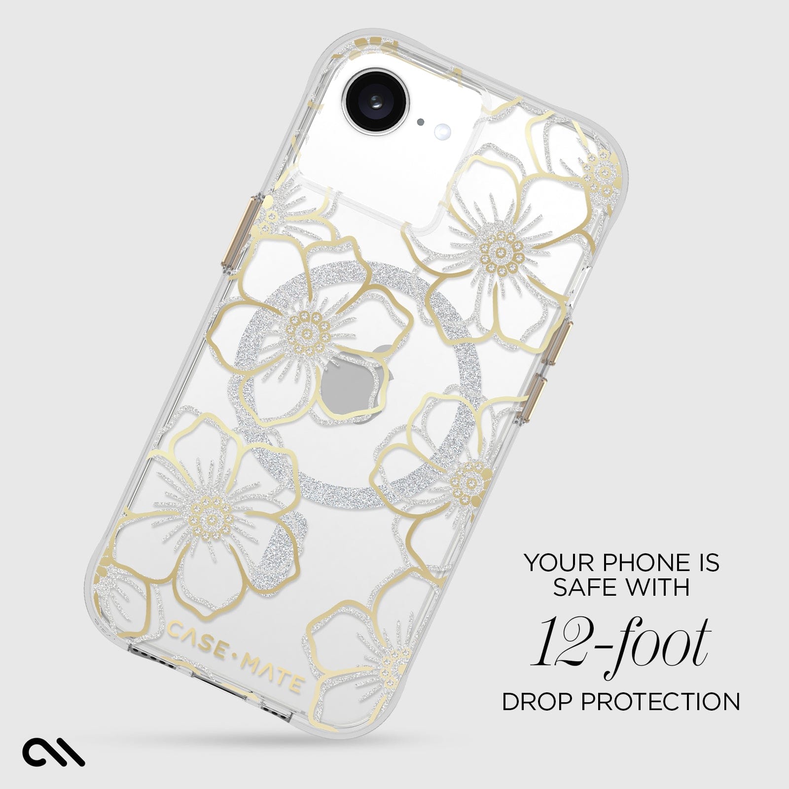 YOUR PHONE IS SAFE WITH 12-FOOT DROP PROTECTION