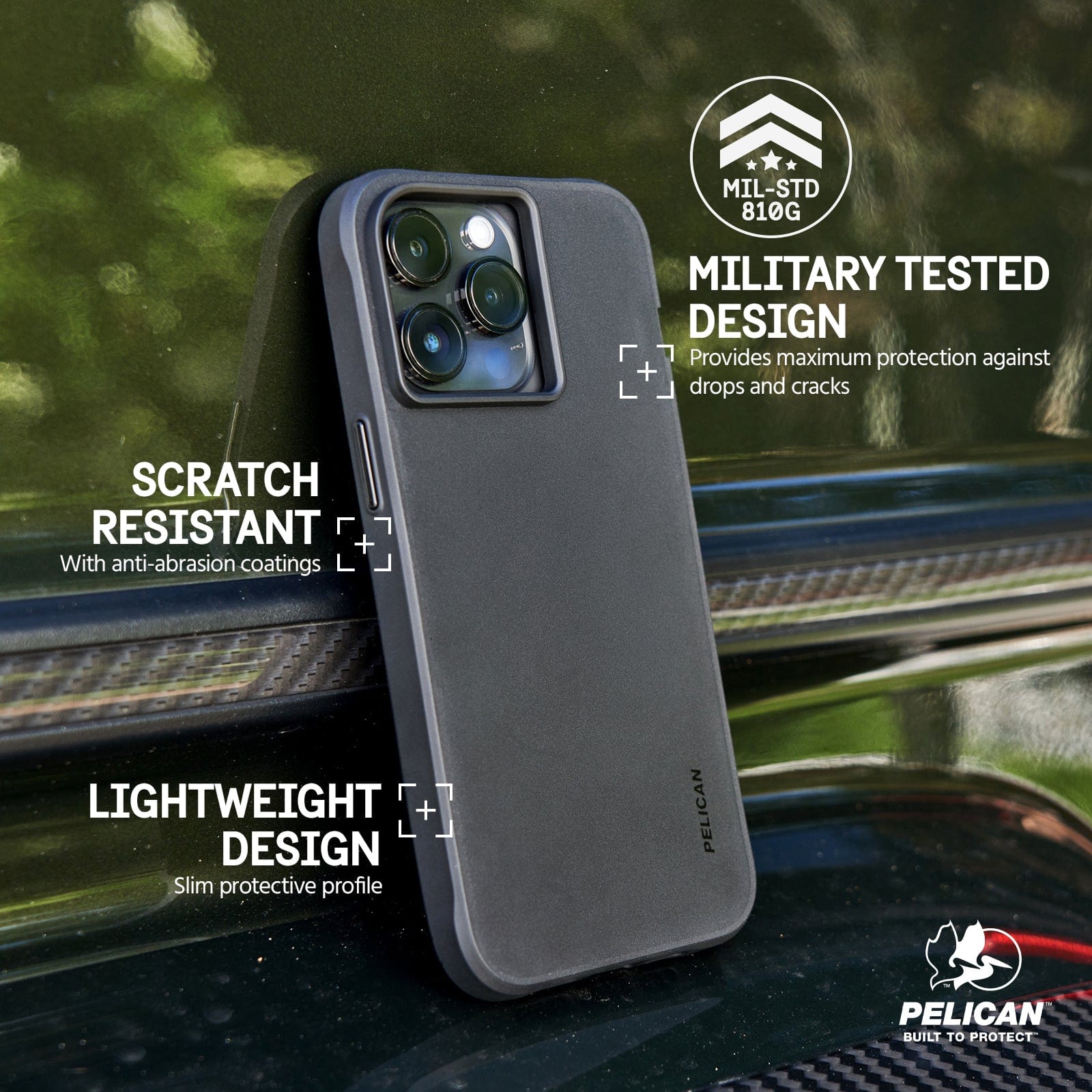 Pelican Ranger Black MagSafe - iPhone 15 Pro Max