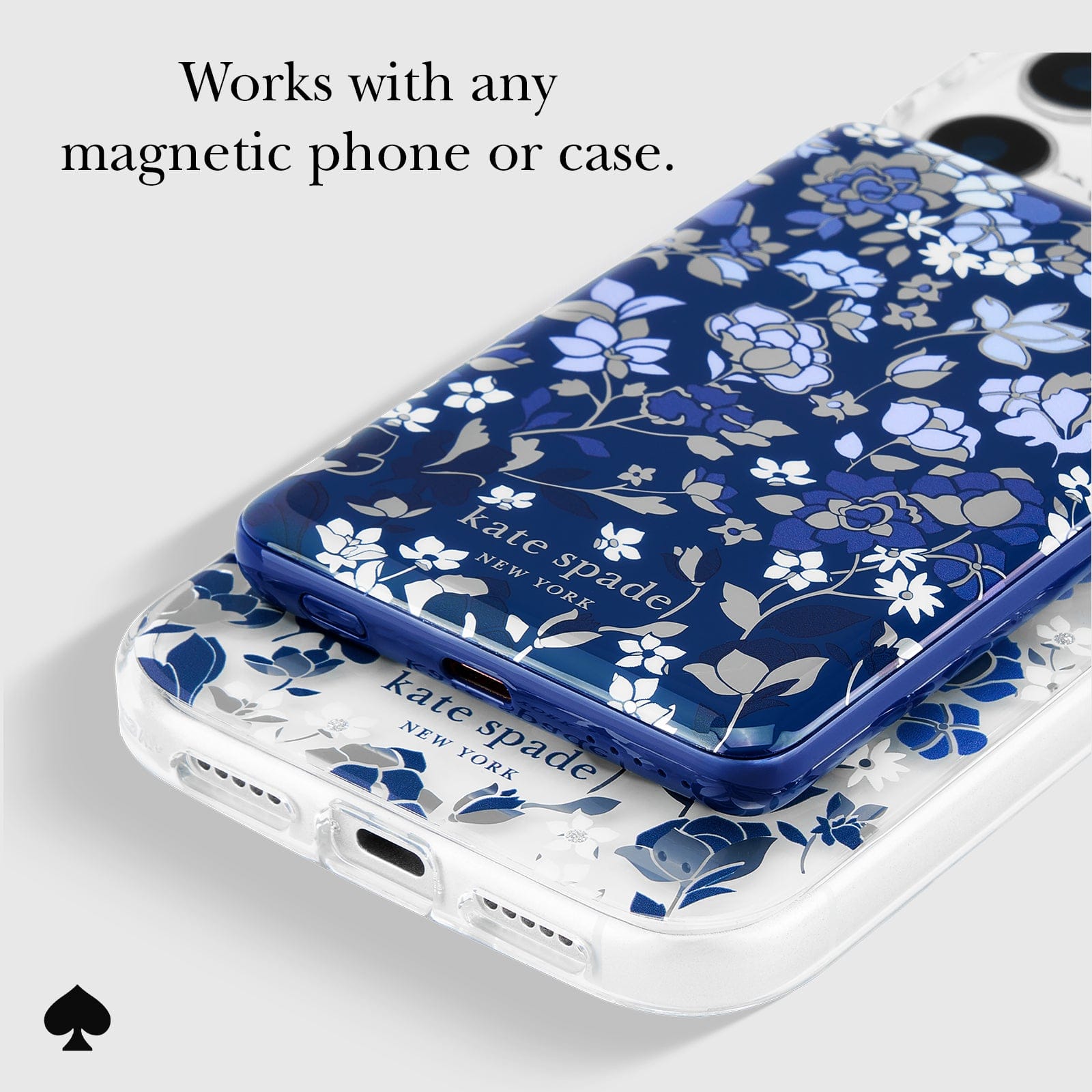 kate spade new york Flowerbed Blue MagSafe Battery Pack