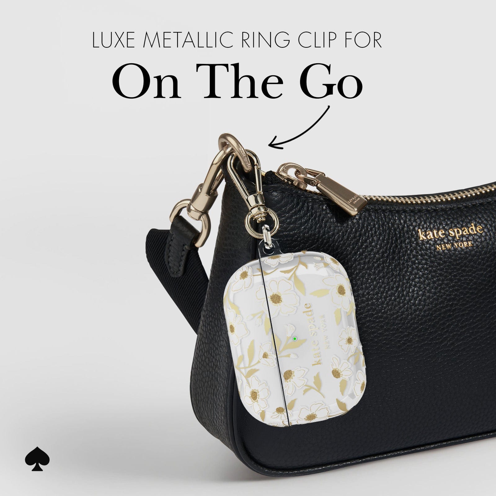 LUXE METALLIC CLIP FOR ON THE GO