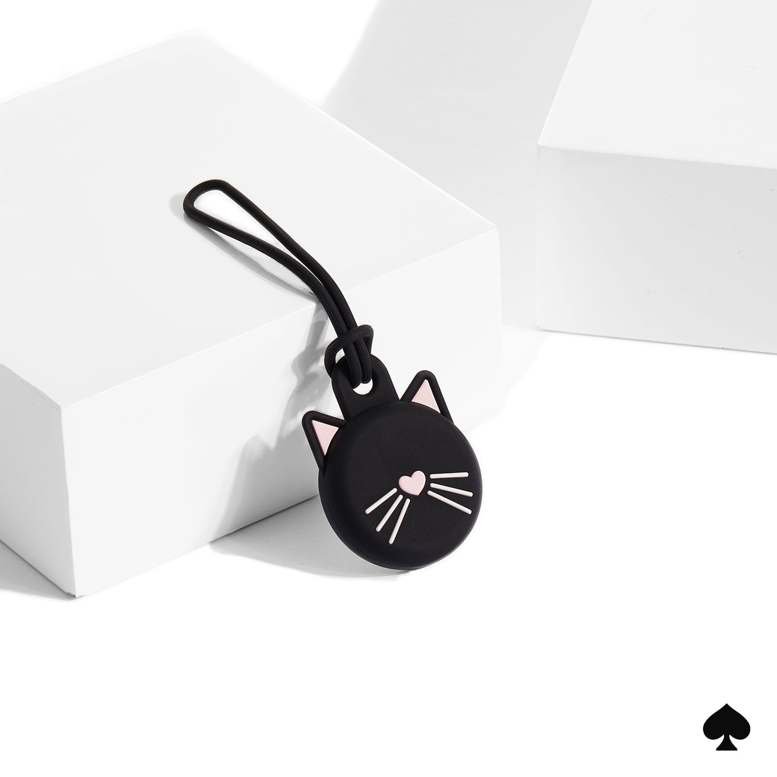 kate spade new york Black Cat AirTag Keychain Case