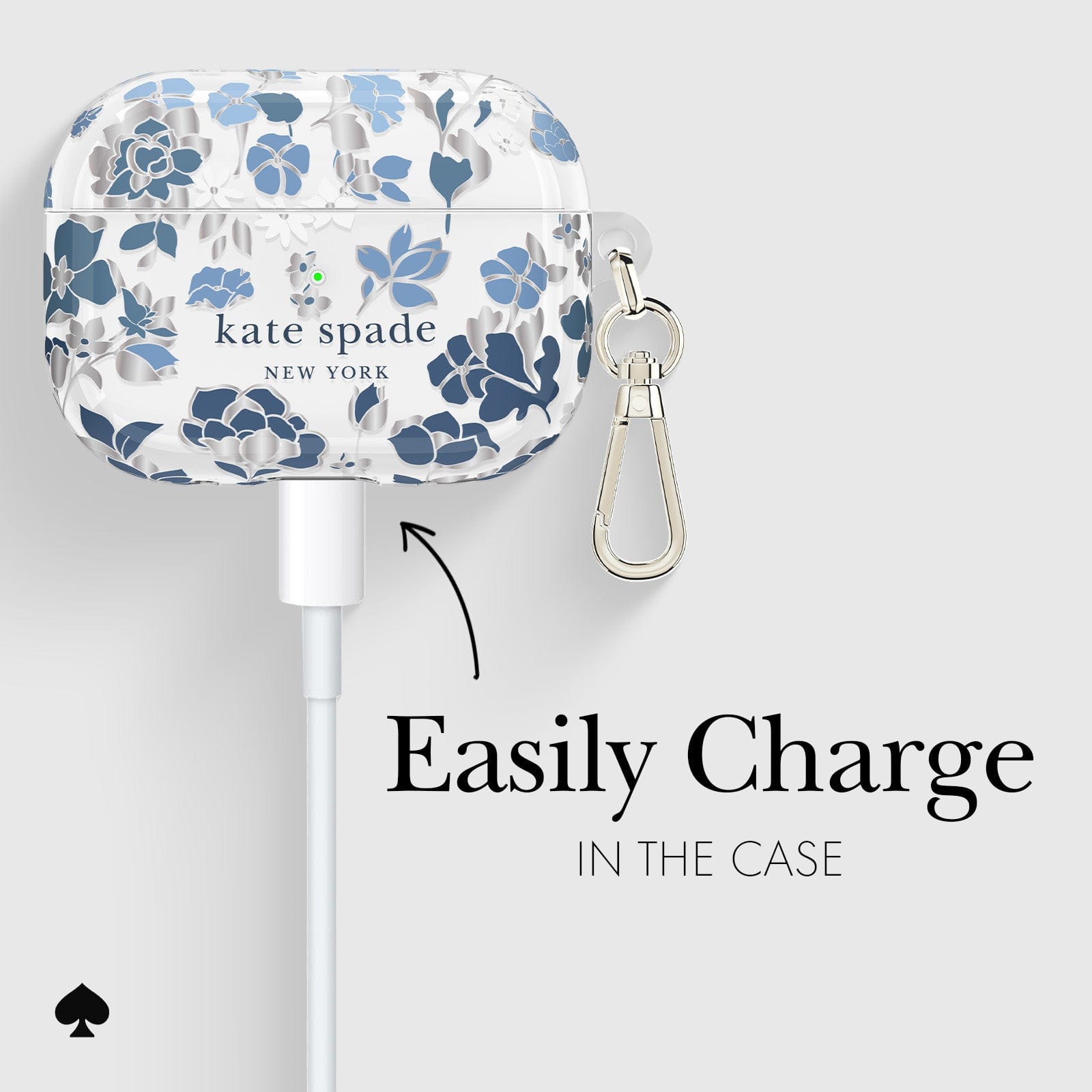Easily charge in the case