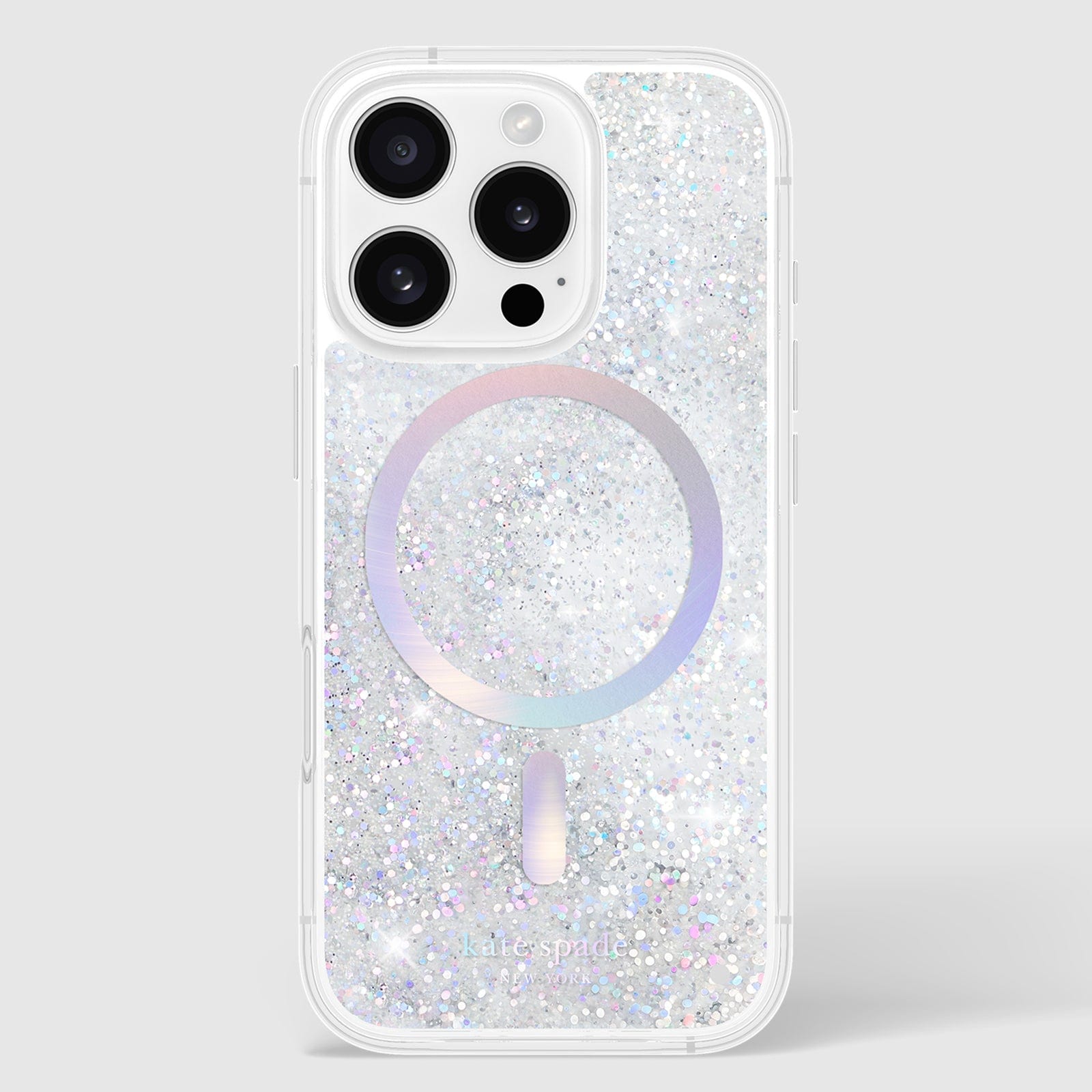 kate spade new york Liquid Glitter Opal Iridescent MagSafe - iPhone 16 Pro