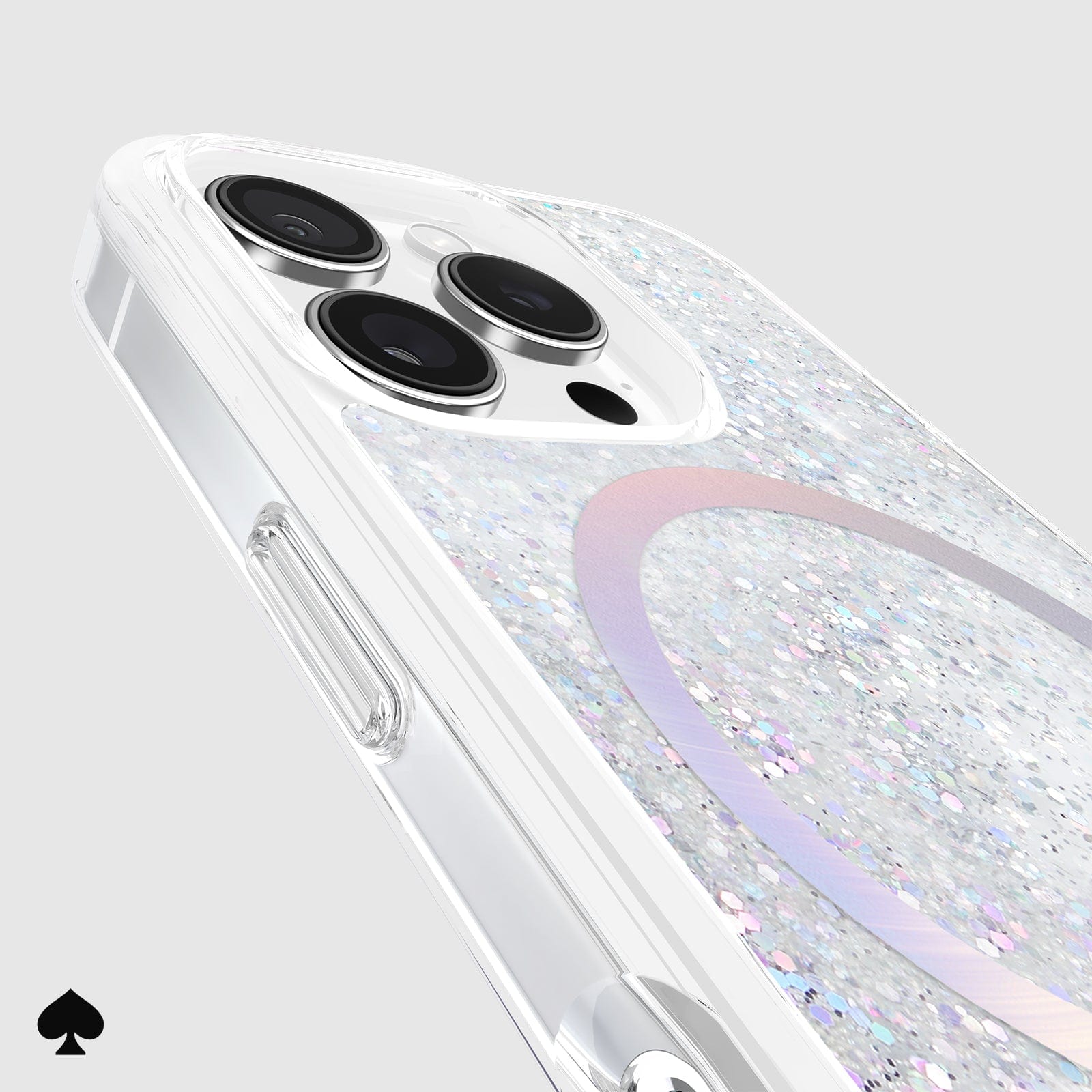 kate spade new york Liquid Glitter Opal Iridescent MagSafe - iPhone 16 Pro