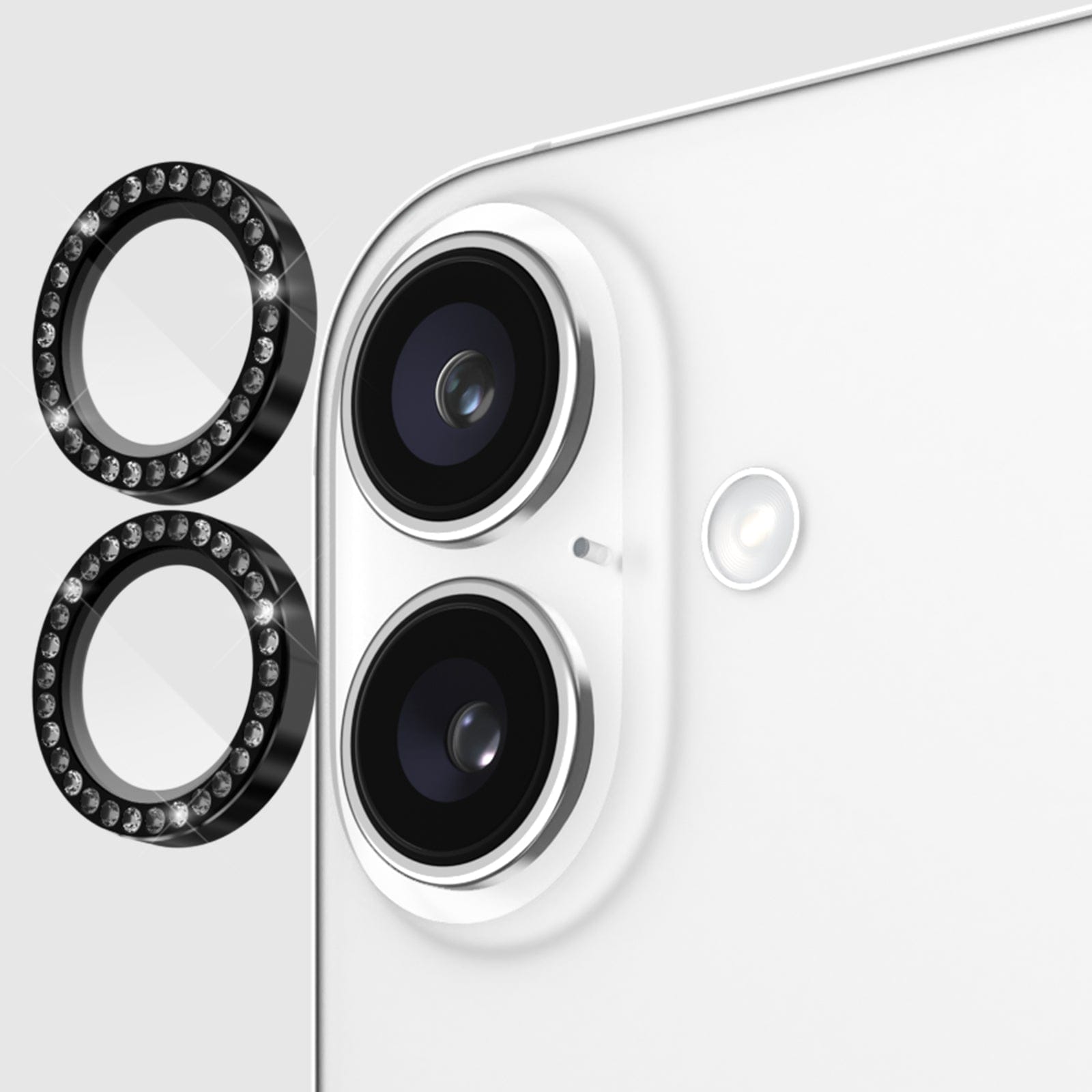 kate spade new york Aluminum Ring Lens Protector Nightfall - iPhone 16 / 16 Plus