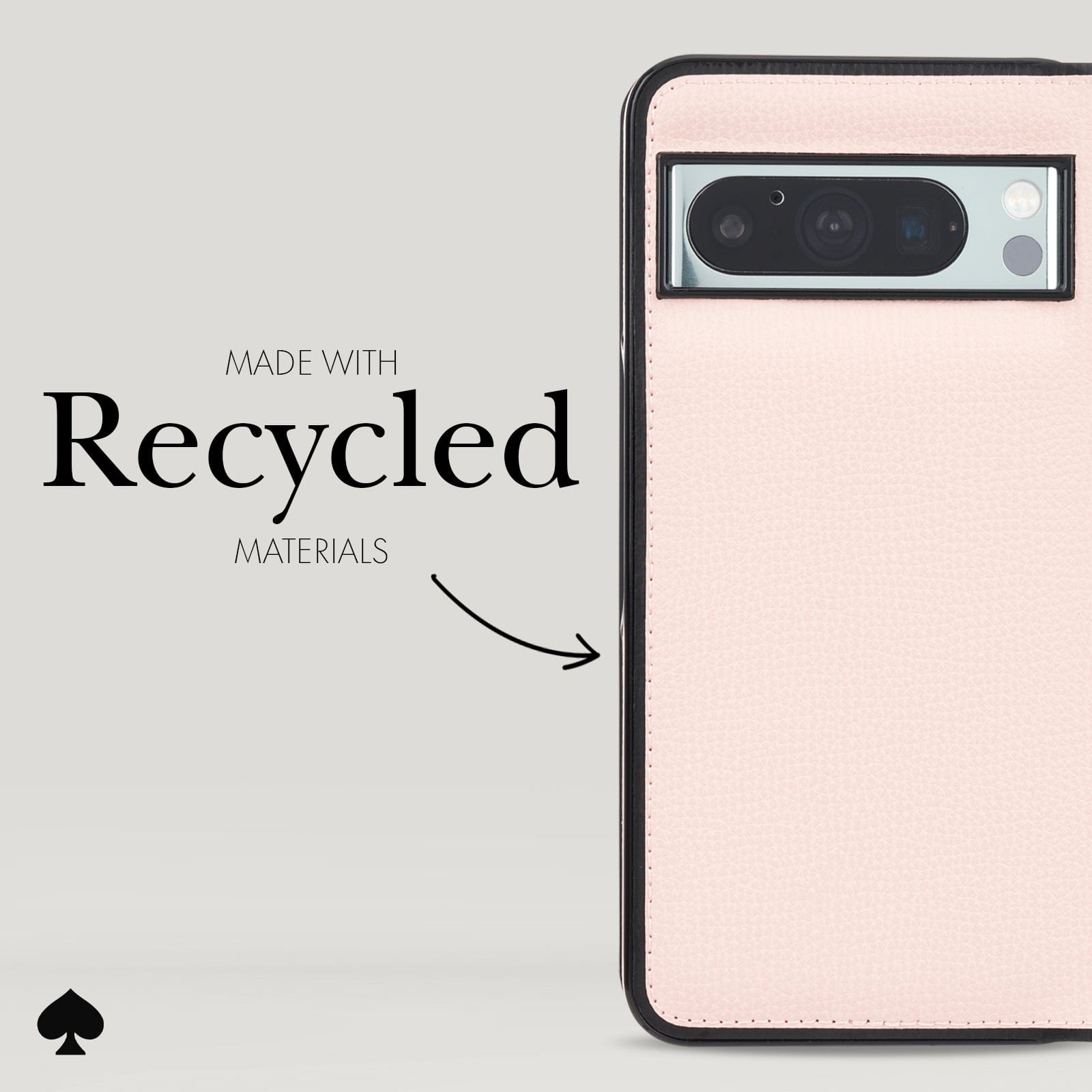 MADE WITH RECYCLED MATERIALS