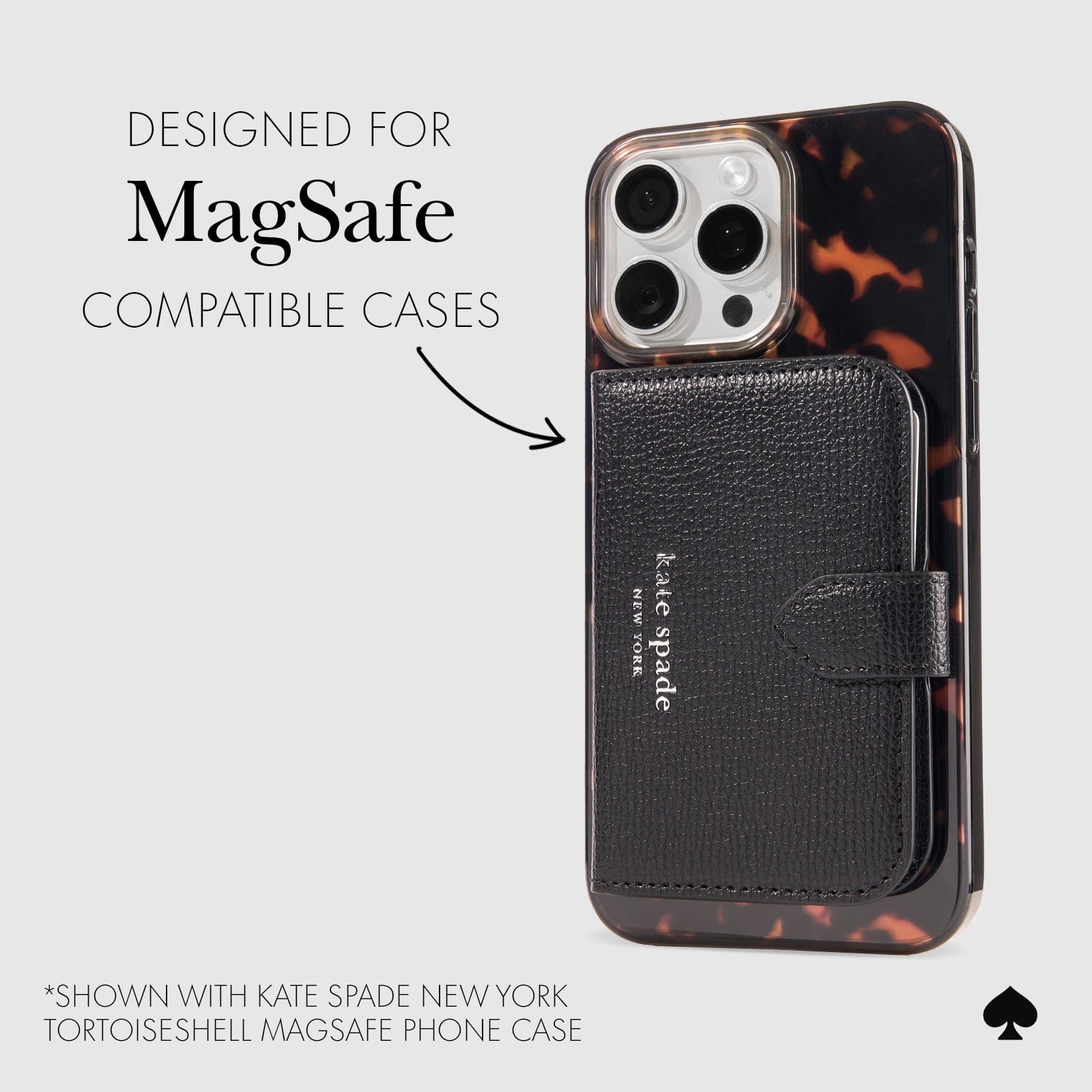 kate spade new york Black Morgan MagSafe Wallet