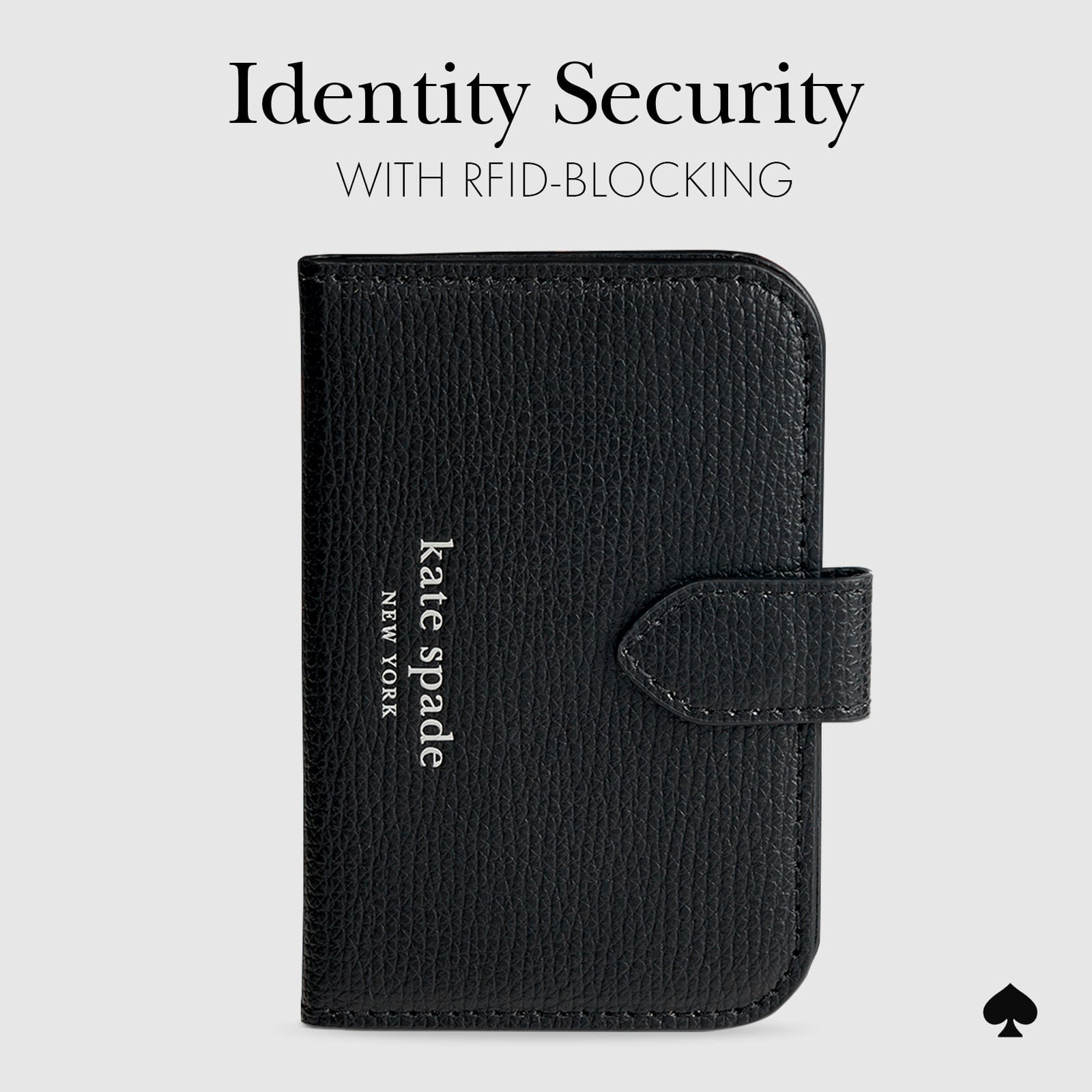 kate spade new york Black Morgan MagSafe Wallet
