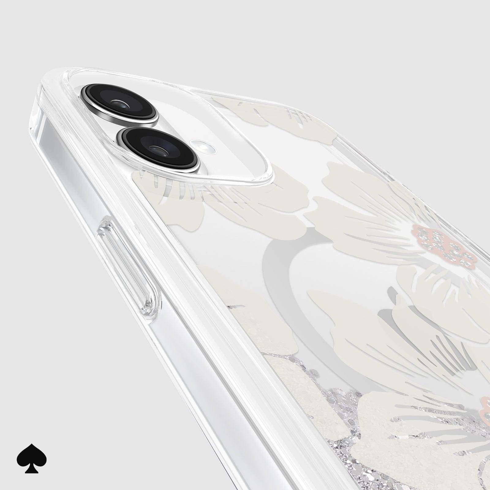 kate spade new york Liquid Glitter Hollyhock MagSafe - iPhone 16 Plus