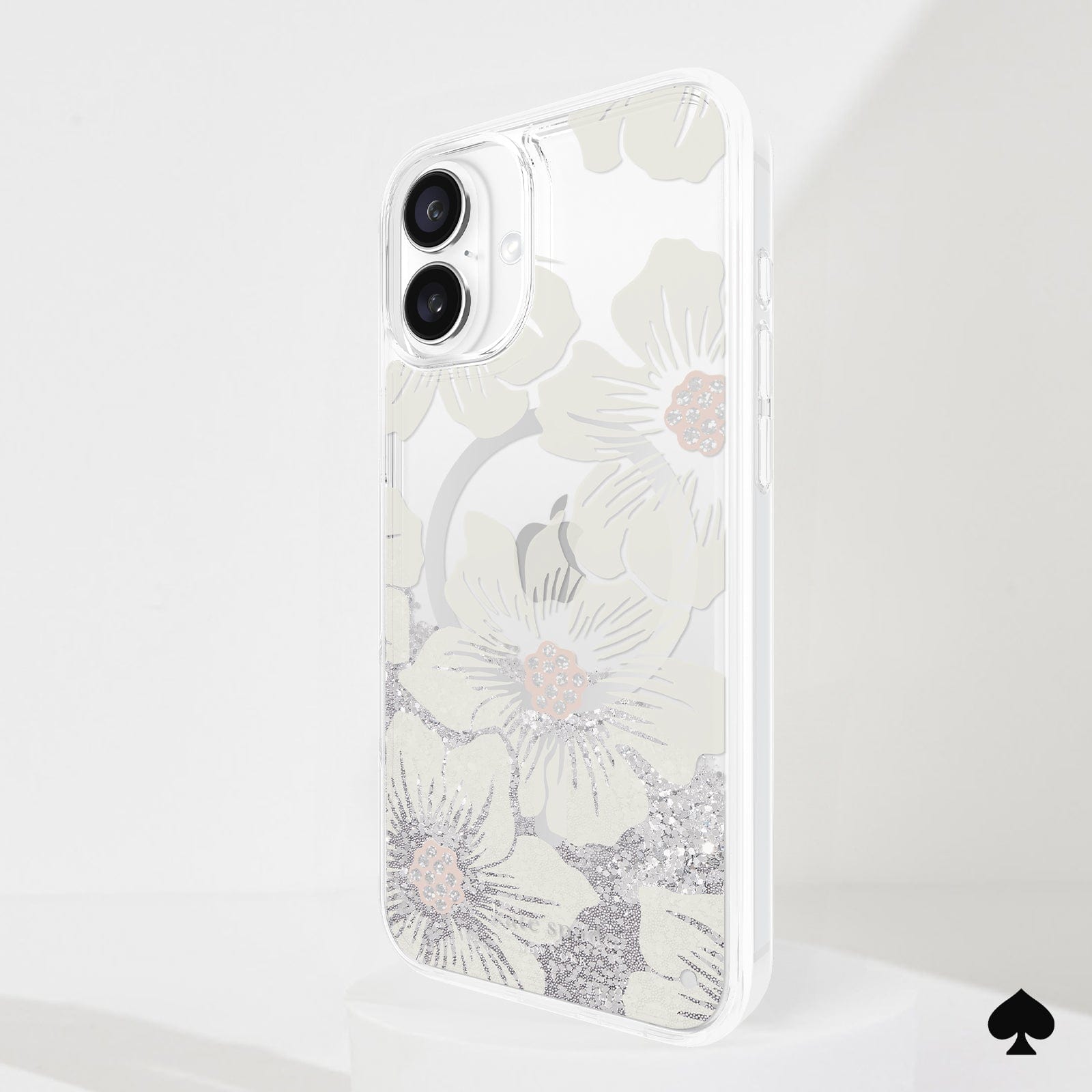 kate spade new york Liquid Glitter Hollyhock MagSafe - iPhone 16 Plus