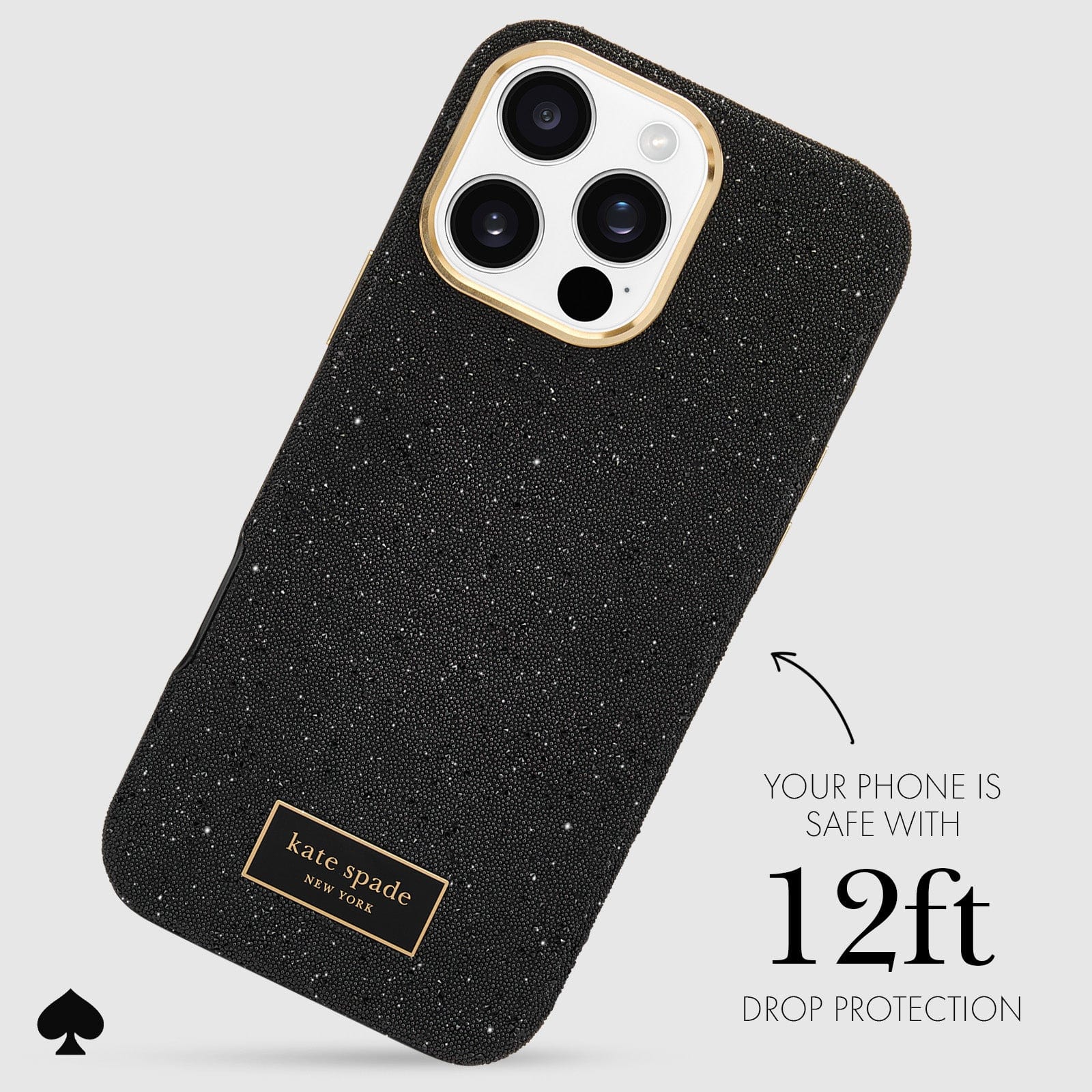 YOUR PHONE IS SAFE WITH 12FT DROP PROTECTION