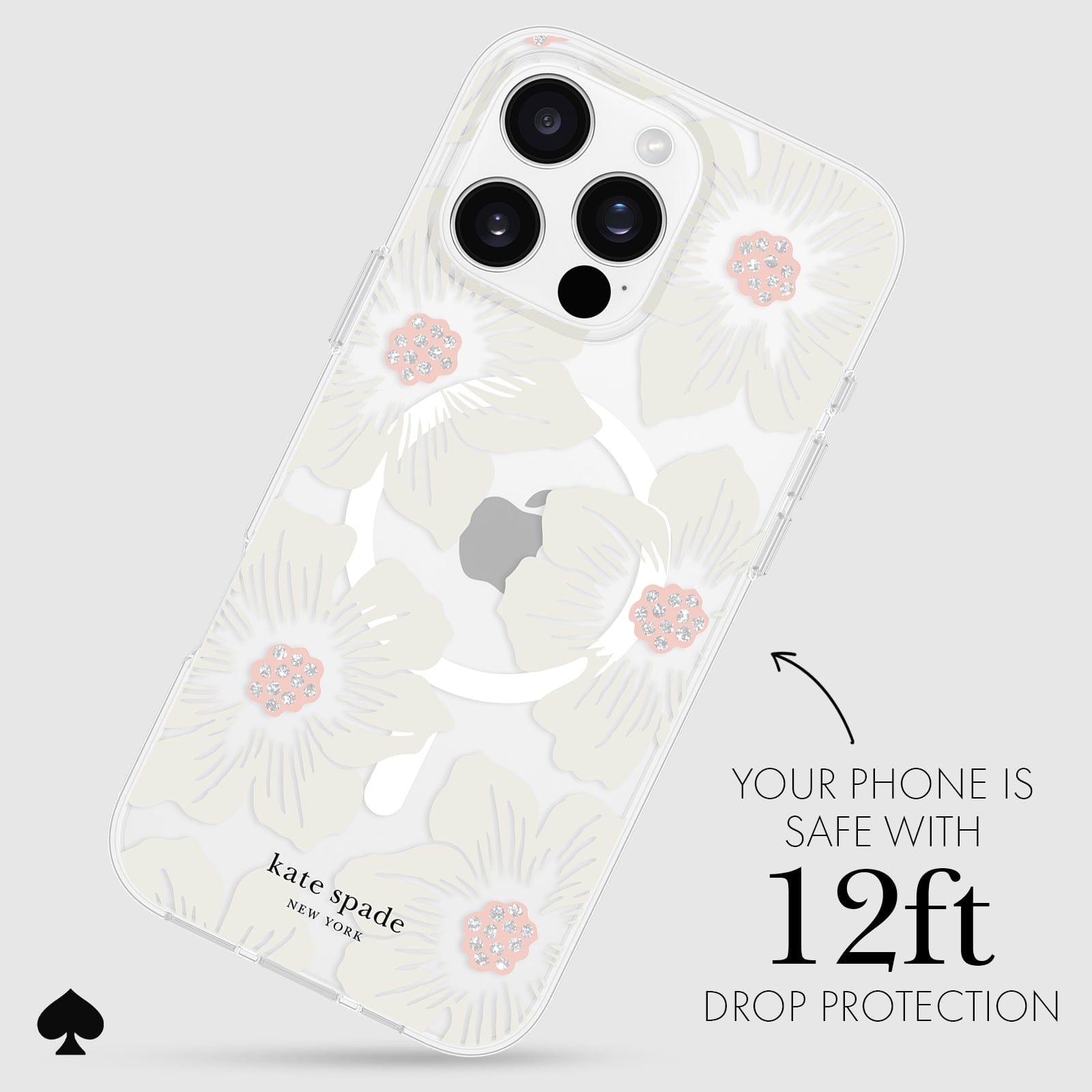 YOUR PHONE IS SAFE WITH 12FT DROP PROTECTION