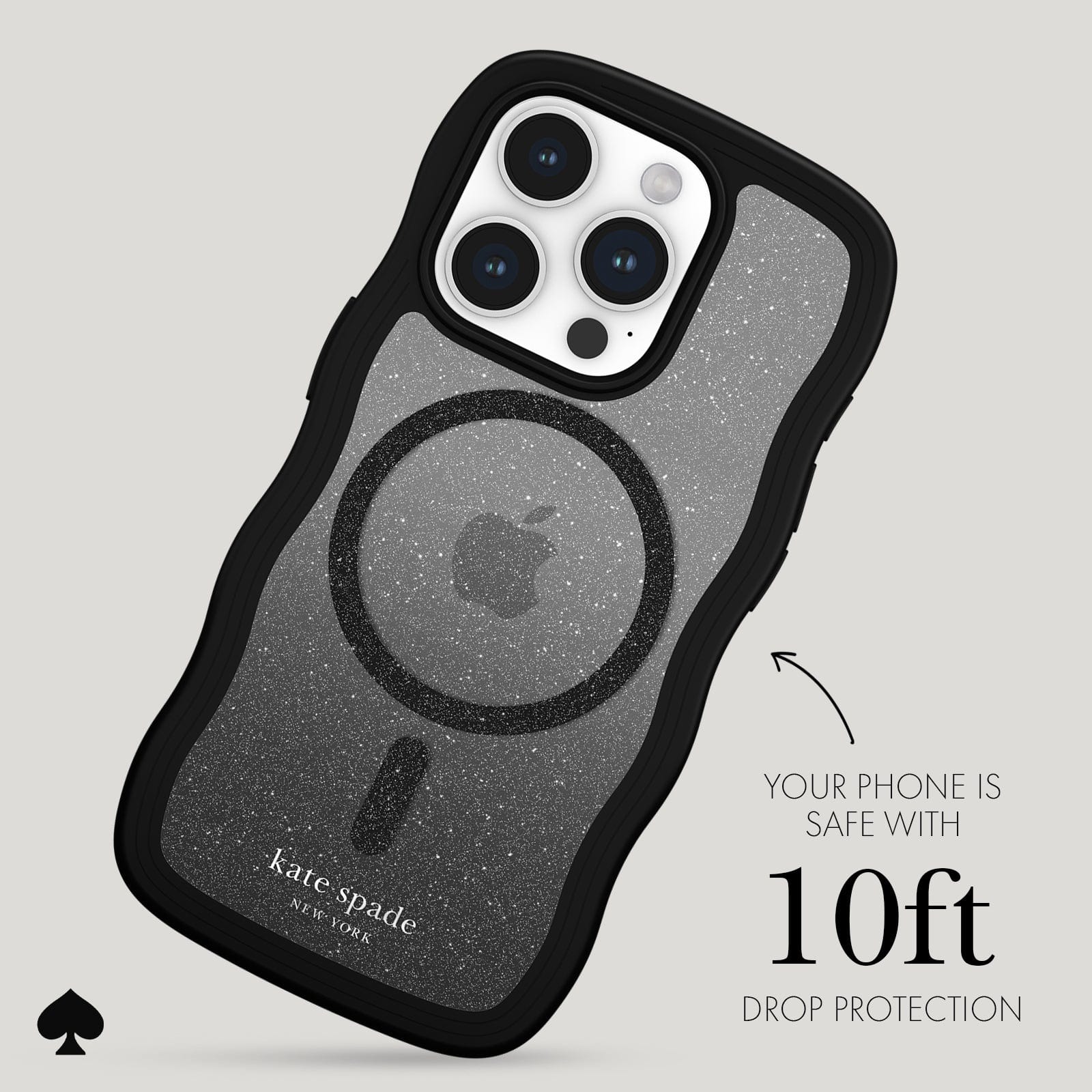 YOUR PHONE IS SAFE WITH 10FT DROP PROTECTION