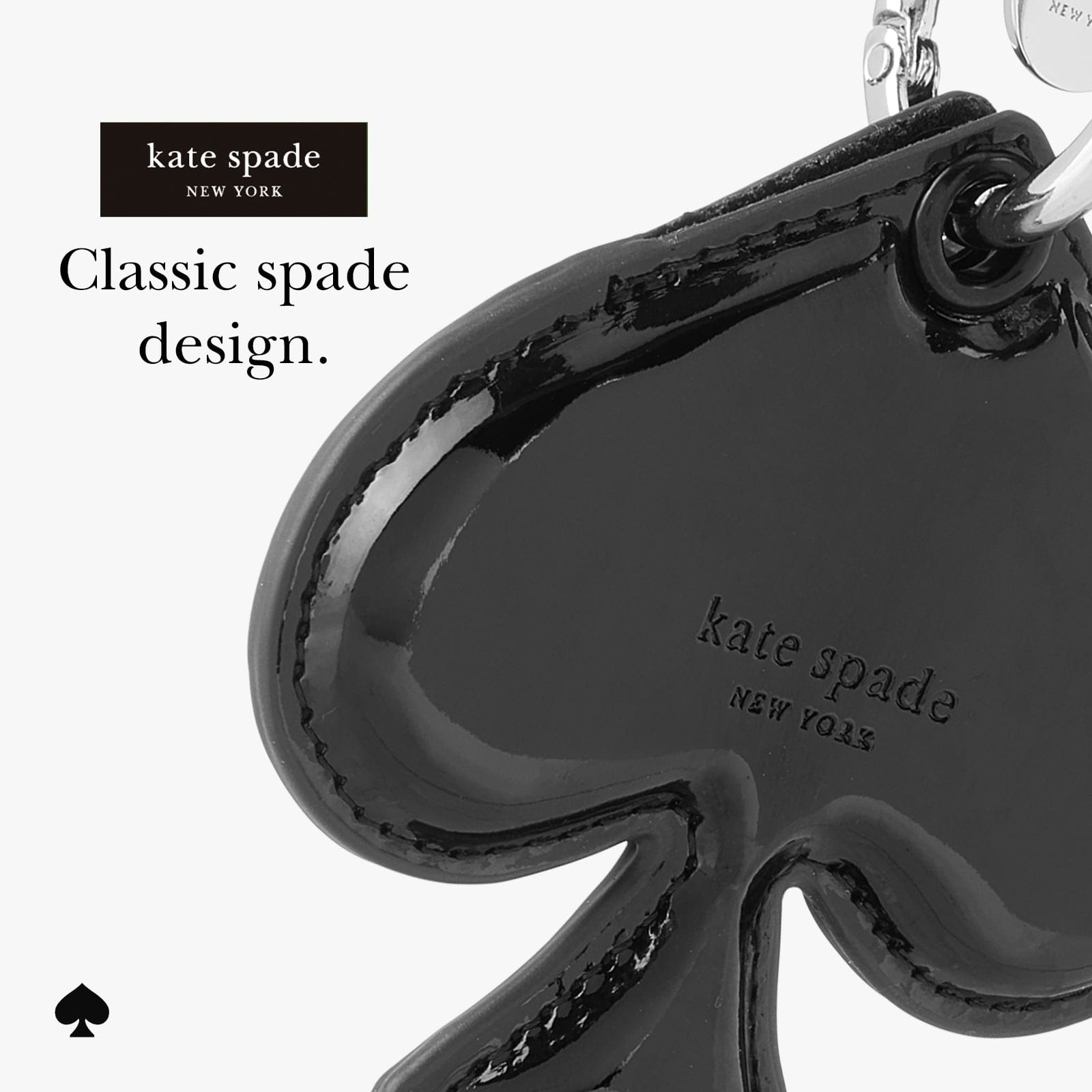 kate spade new york Spade Charm AirTag Keychain