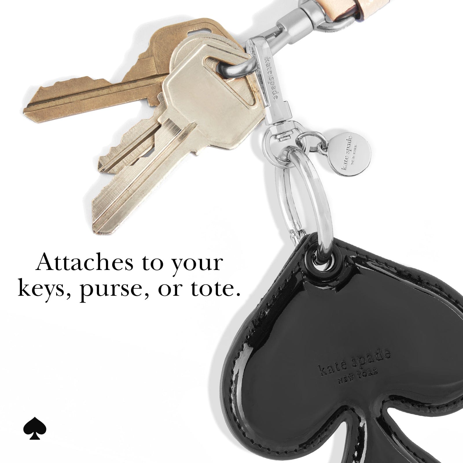 kate spade new york Spade Charm AirTag Keychain