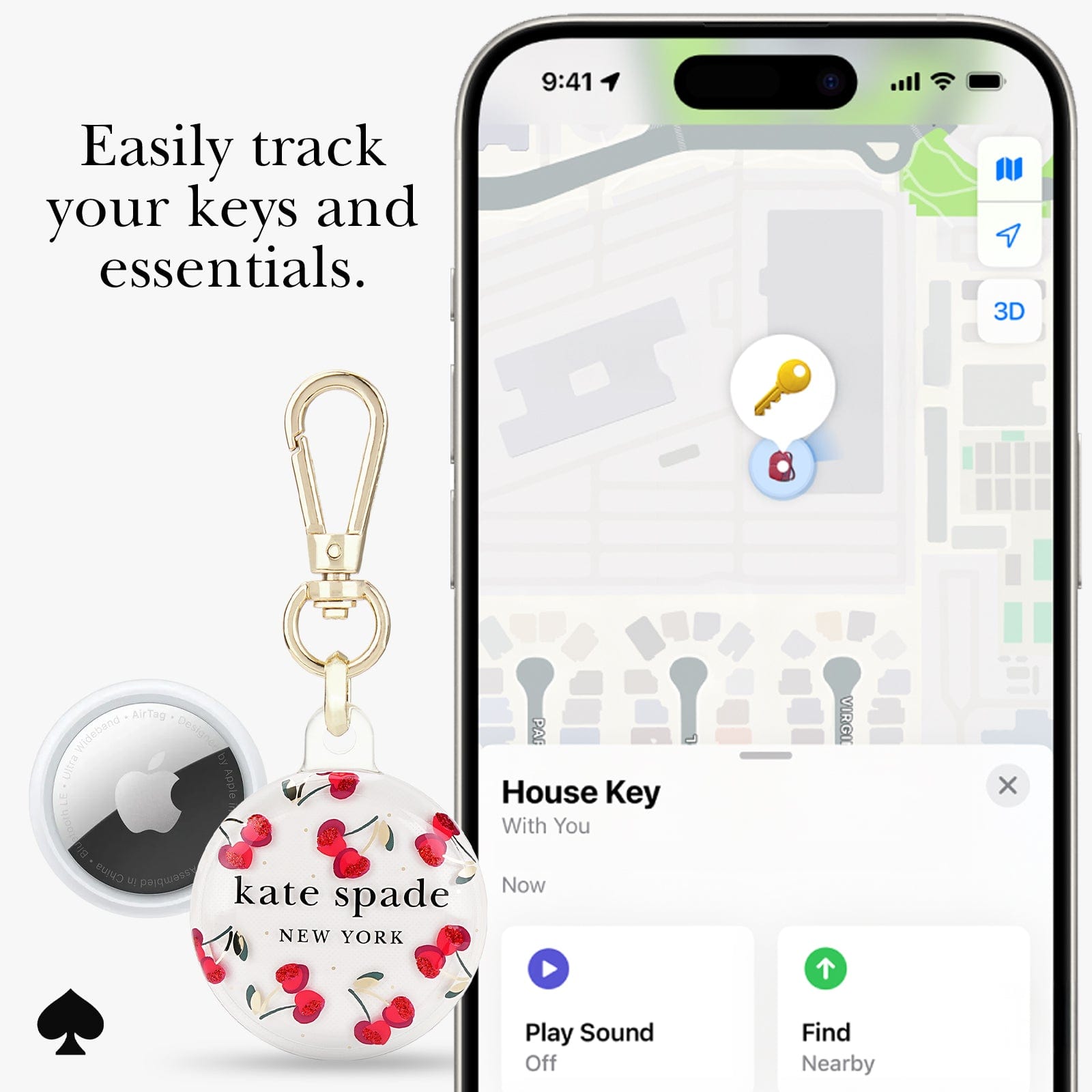 Easily track your keys and essentials