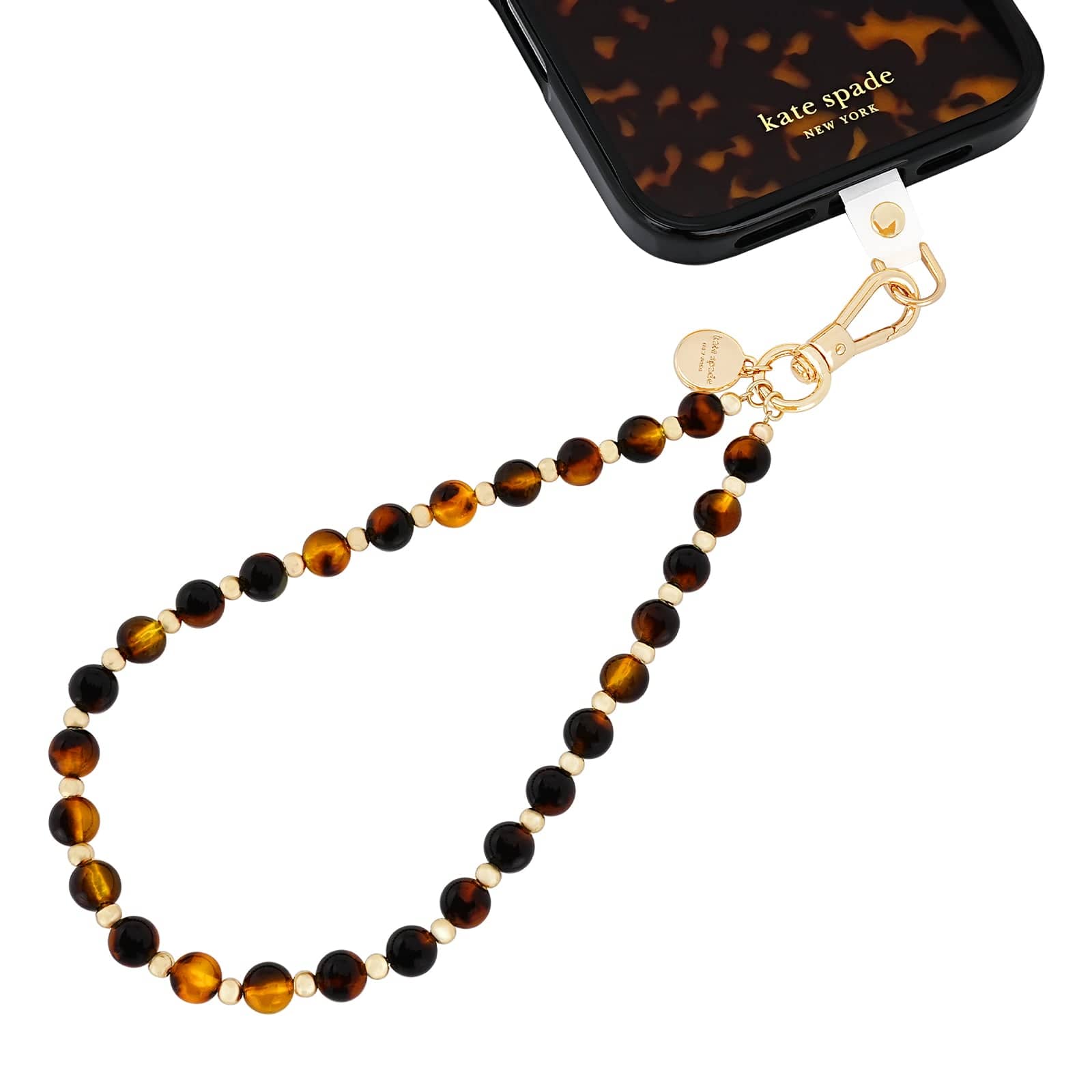 Kate Spade New York two-tone charm chain belt Lg/XL Amazon.com: kate spade new york Phone Charm Wrist Strap  main image 4