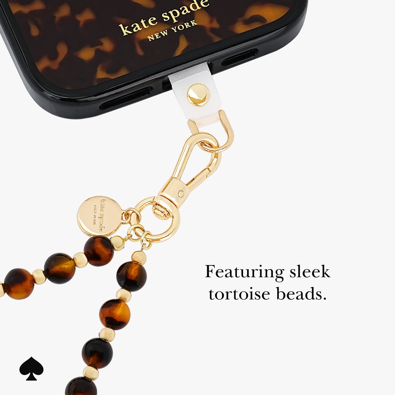 FEATURING SLEEK TORTOISE BEADS