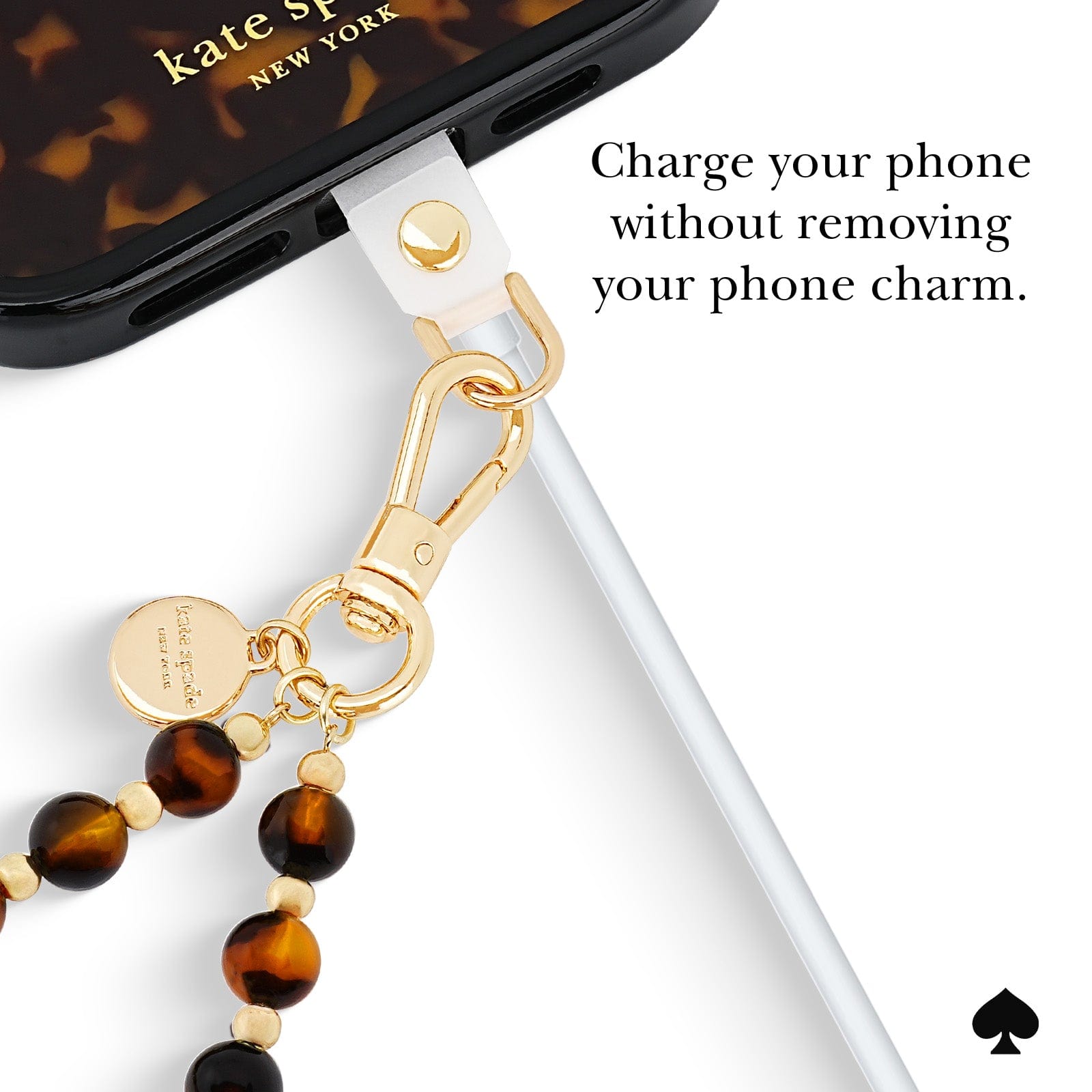 CHARGE YOUR PHONE WITHOUT REMOVING YOUR PHONE CHARM