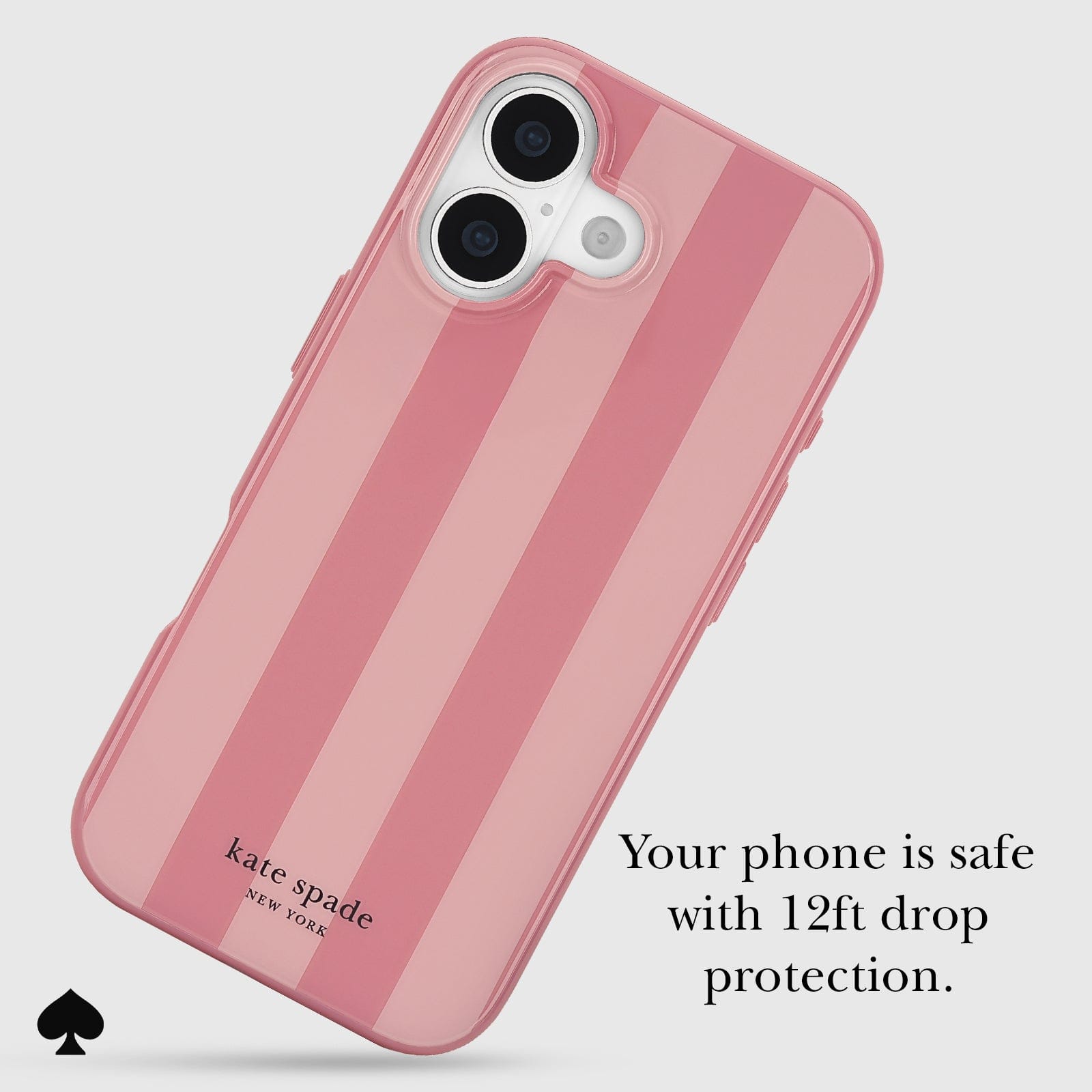 Your phone is safe with 12ft drop protection