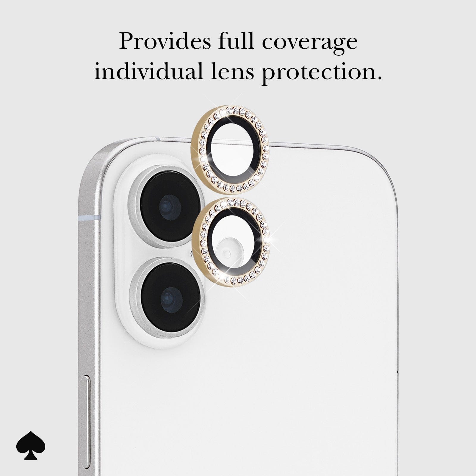 kate spade new york Camera Lens Protector Set in Stone Gold - iPhone 17
