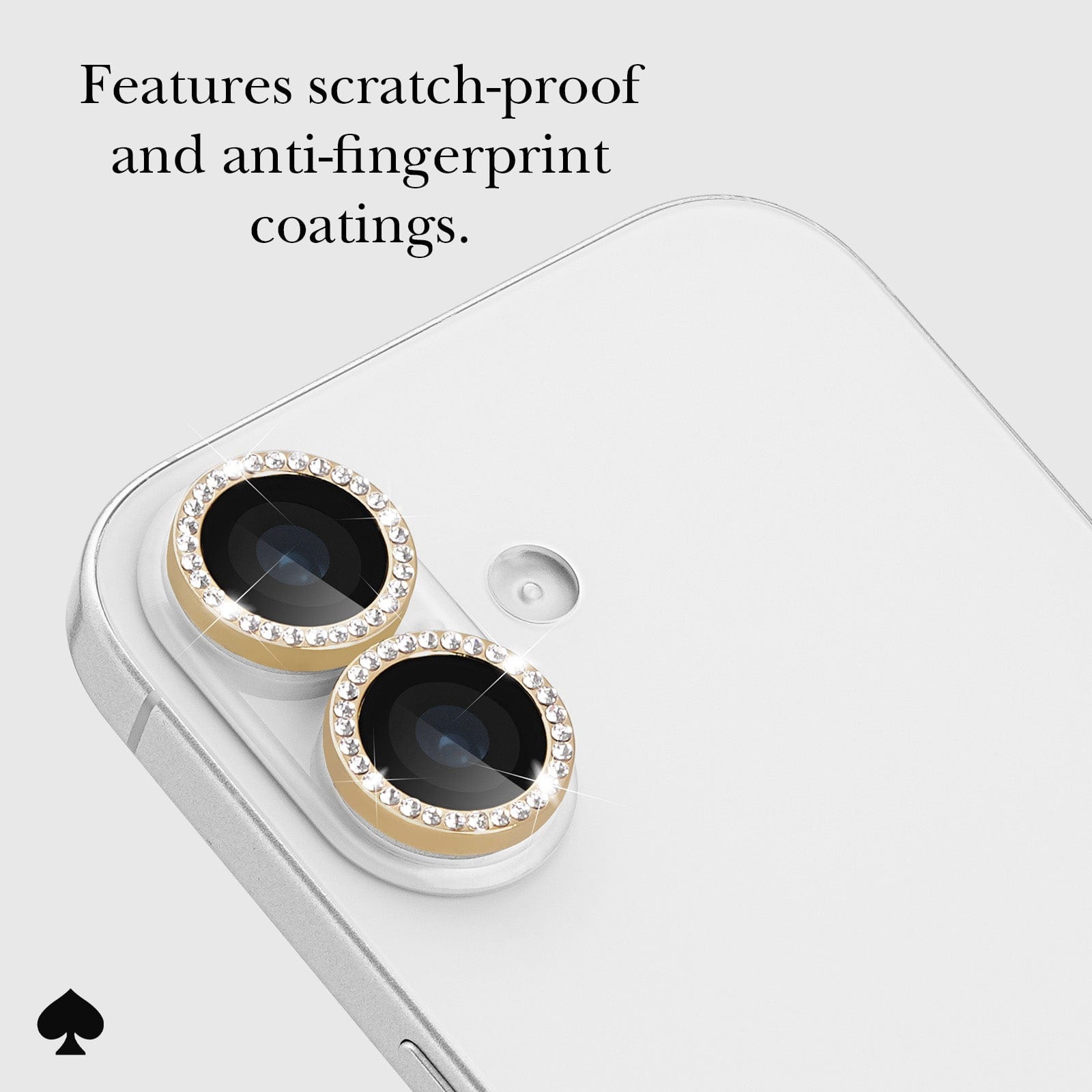 kate spade new york Camera Lens Protector Set in Stone Gold - iPhone 17