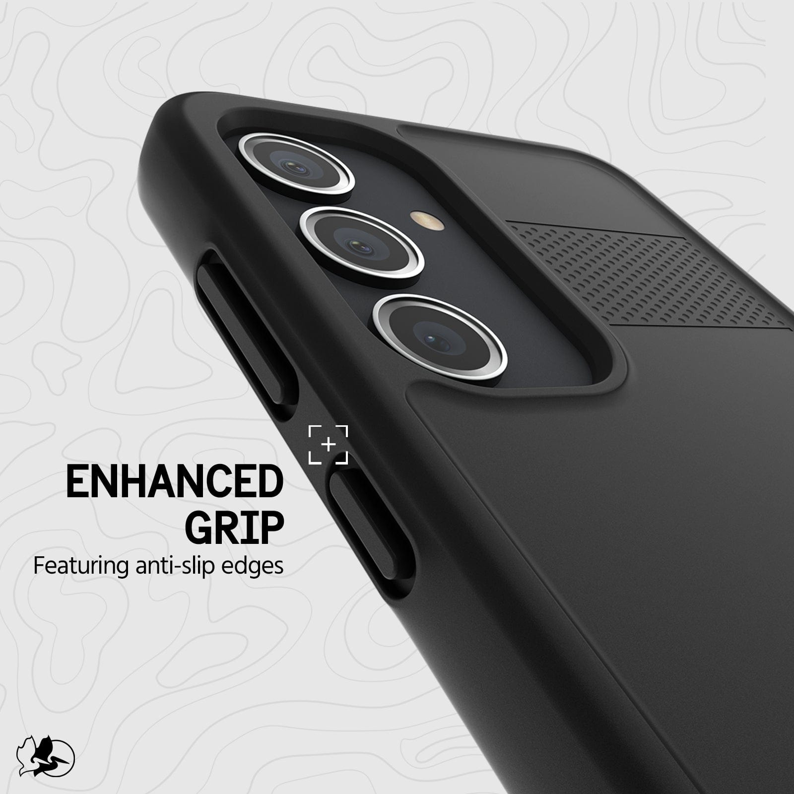 ENHANCED GRIP FEATURING ANTI SLIP EDGES