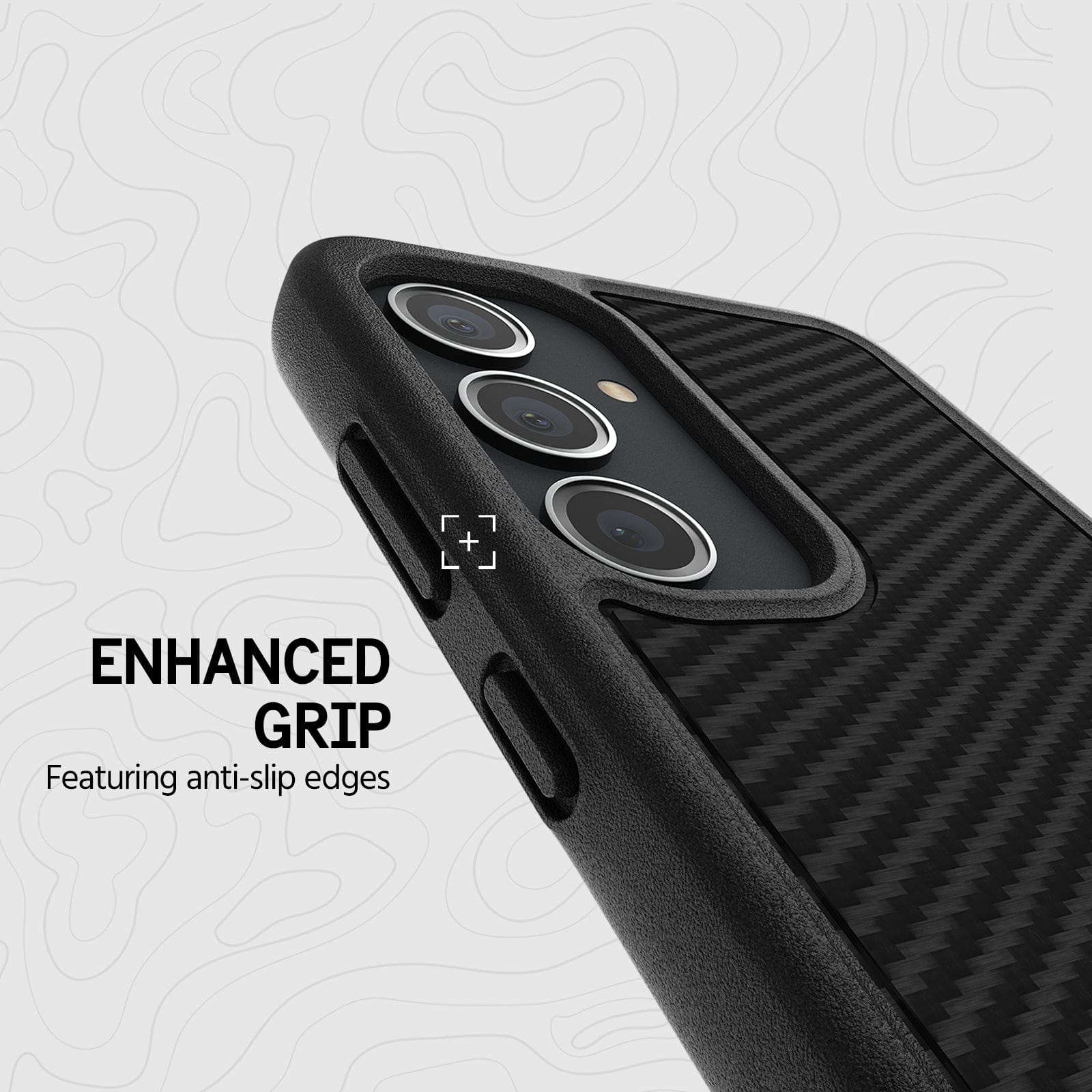 ENHANCED GRIP FEATURING ANTI SLIP EDGES
