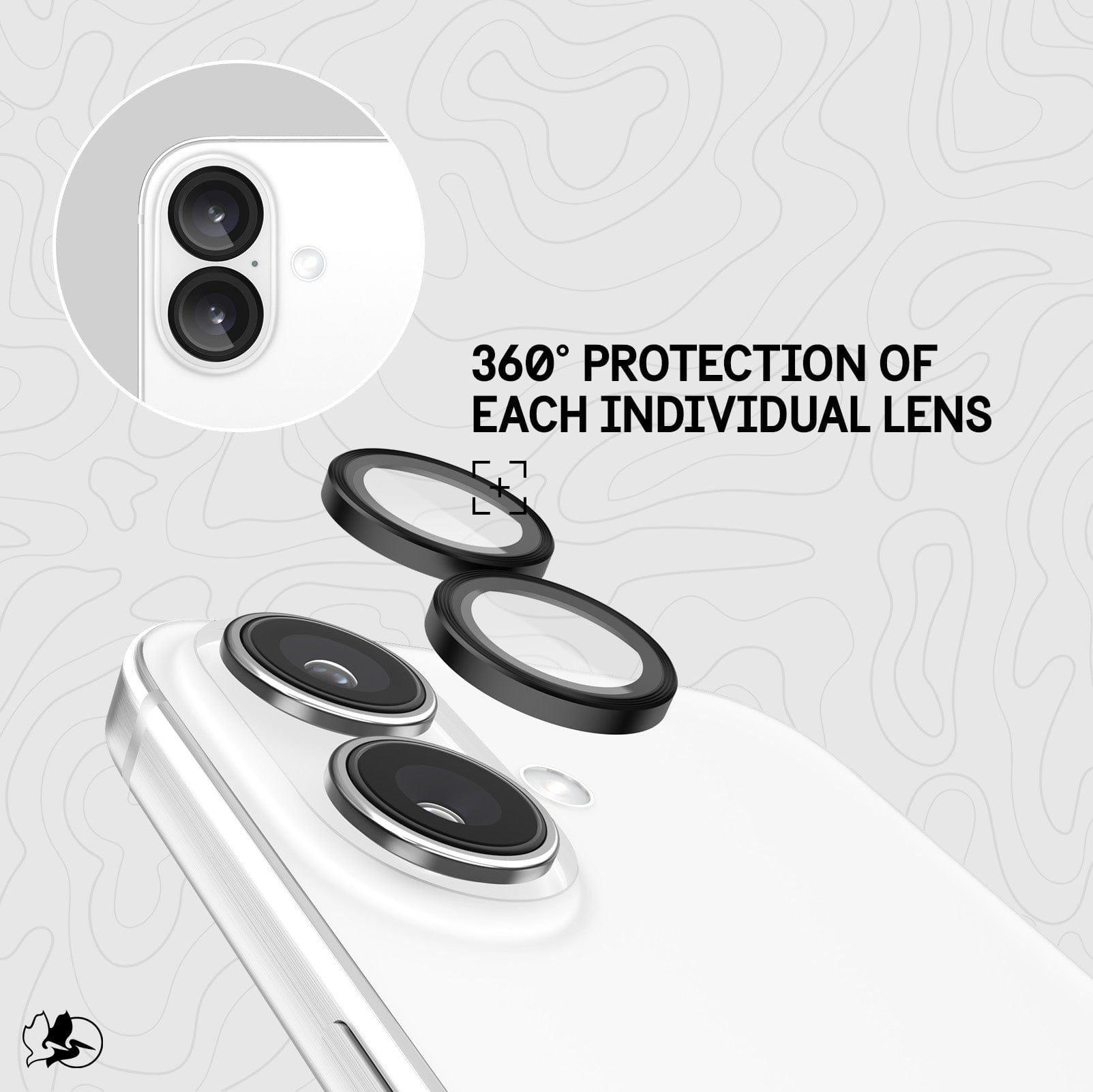 Pelican Camera Lens Protector - iPhone 16 / 16 Plus