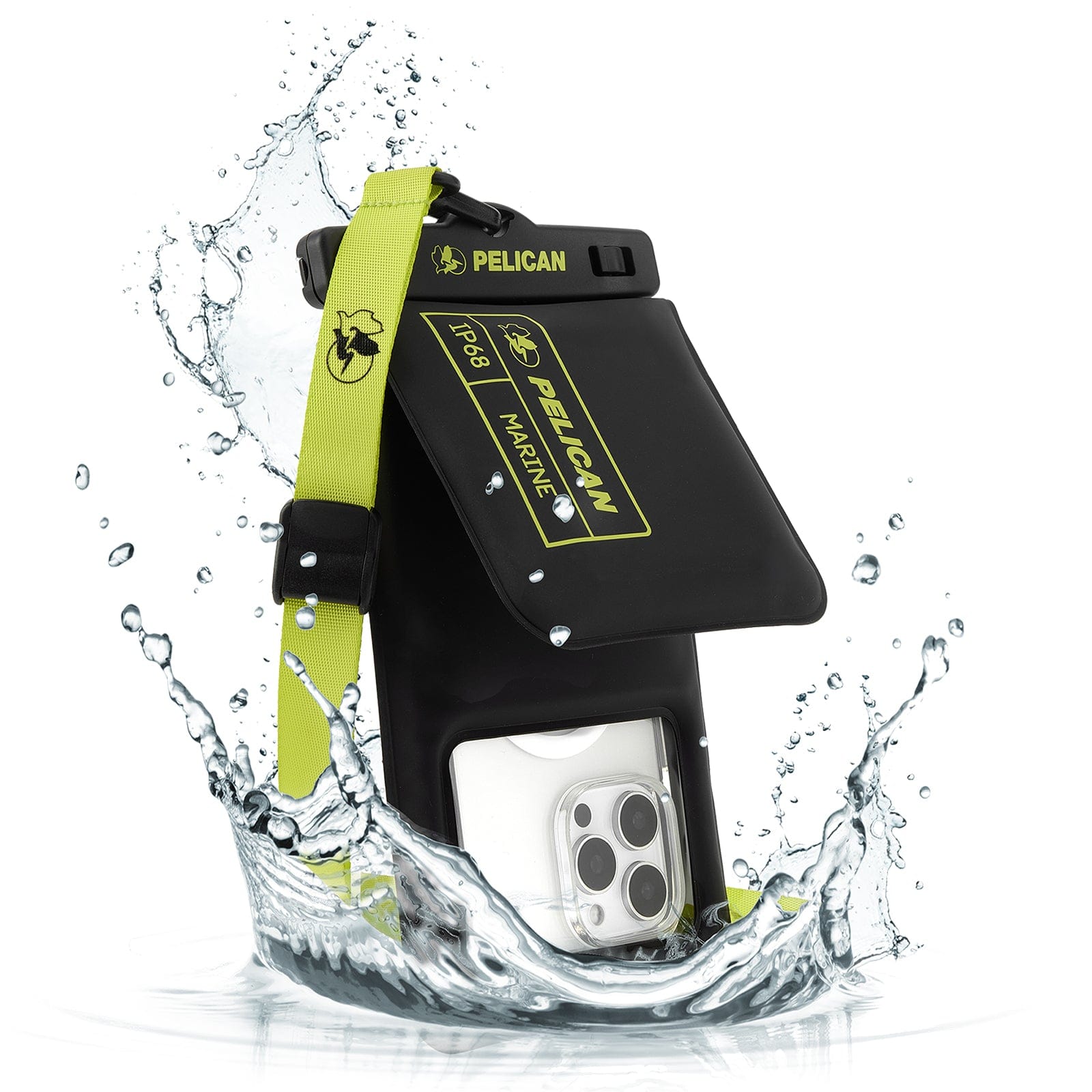 Pelican Marine Waterproof Floating Phone Pouch with Storage Pocket