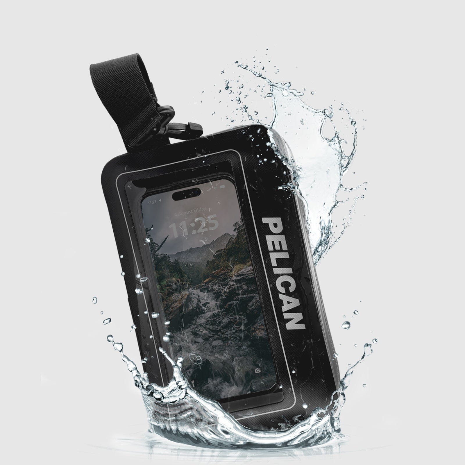 Pelican Marine Waterproof Phone Sling Bag- Black