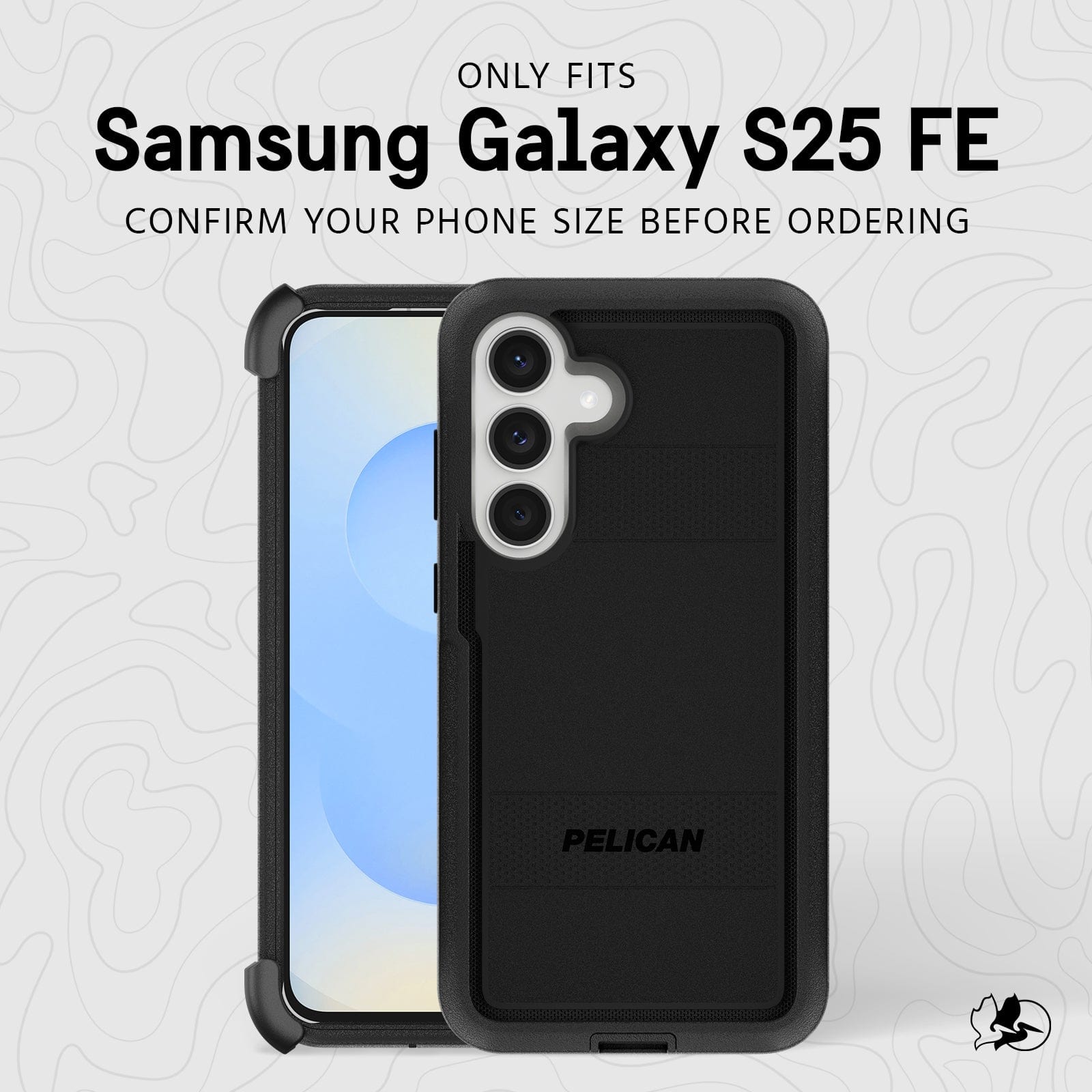Only fits samsung galaxy s25 fe, confirm your phone size before ordering