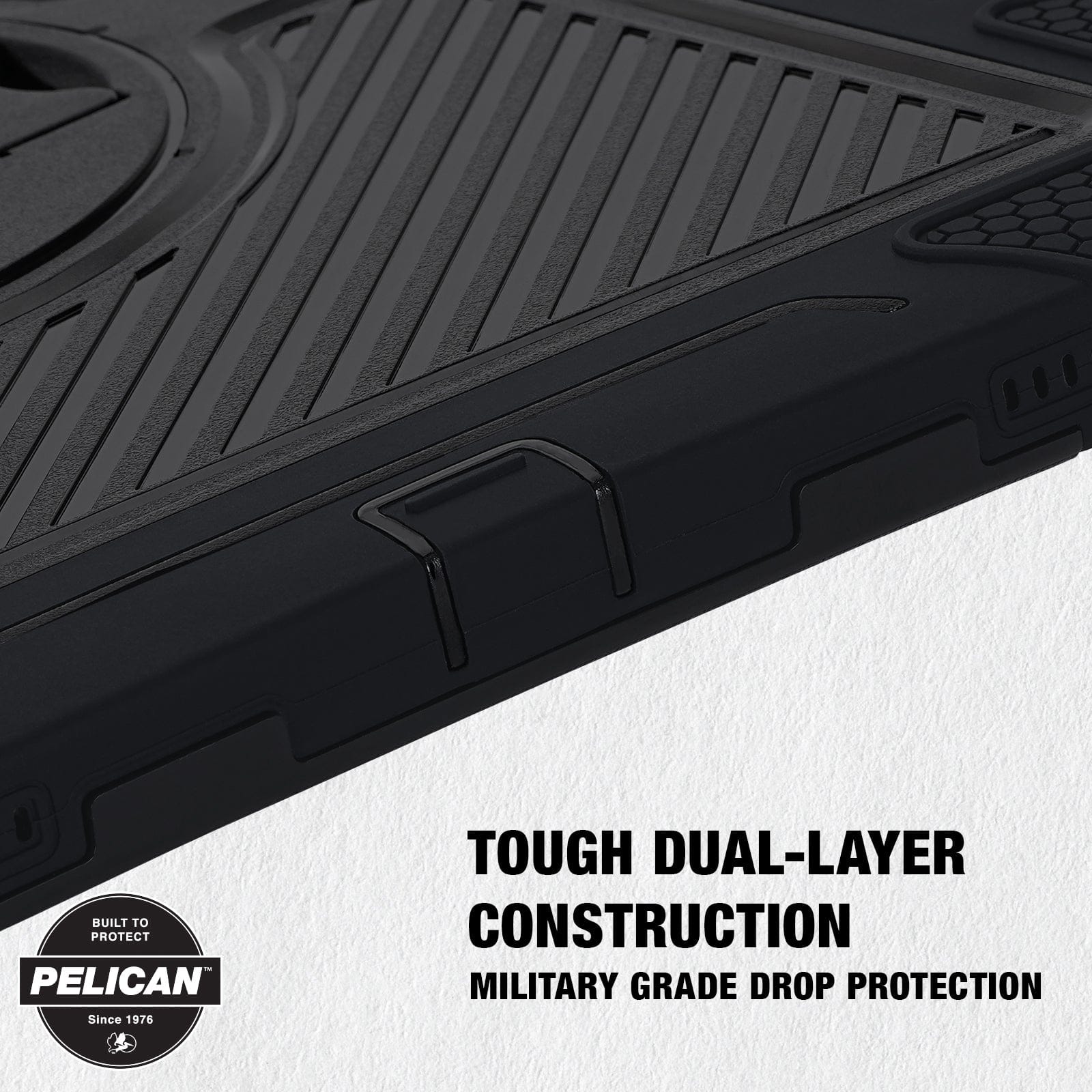 Tough dual-layer construction military grade drop protection