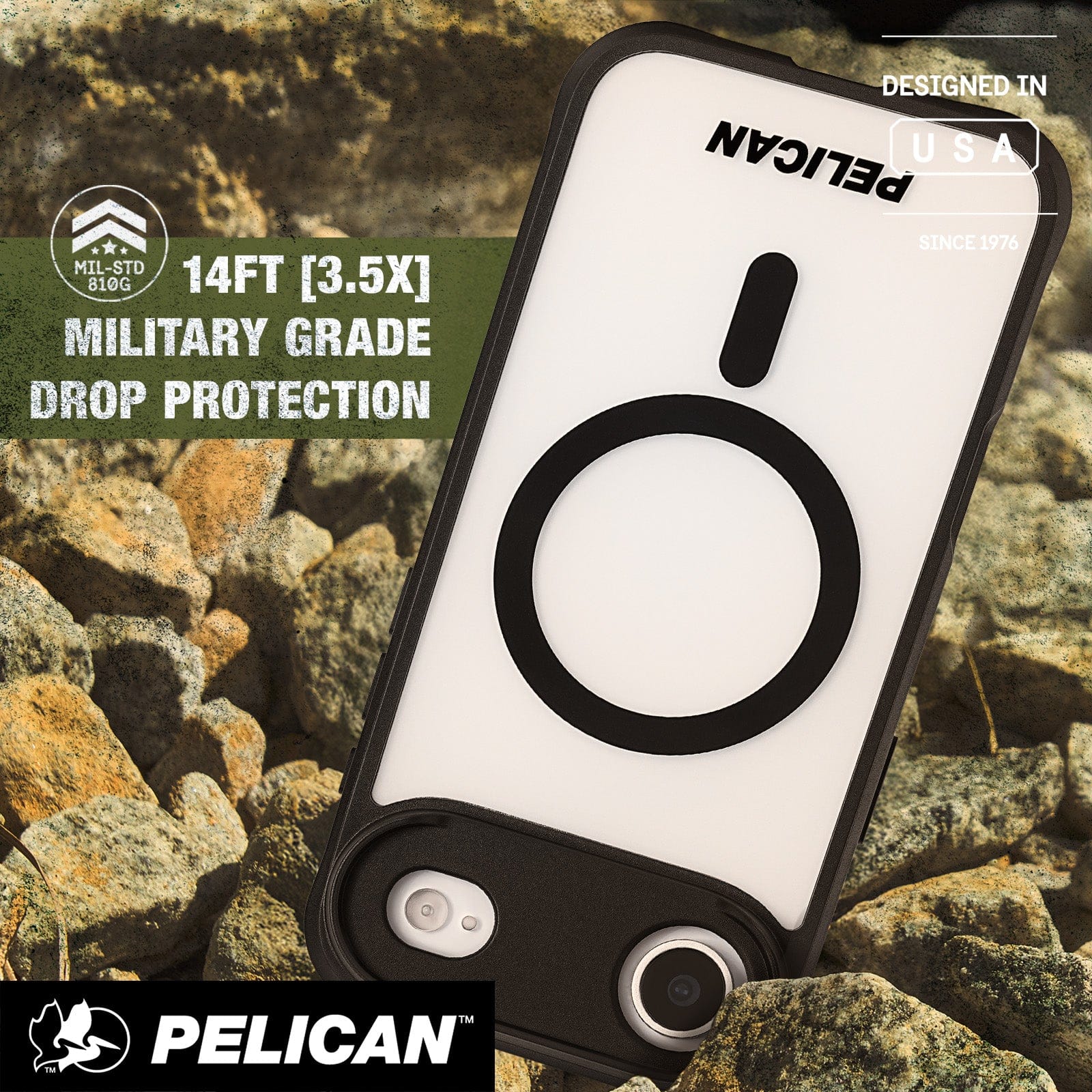 14FT MILITARY GRADE DROP PROTECTION