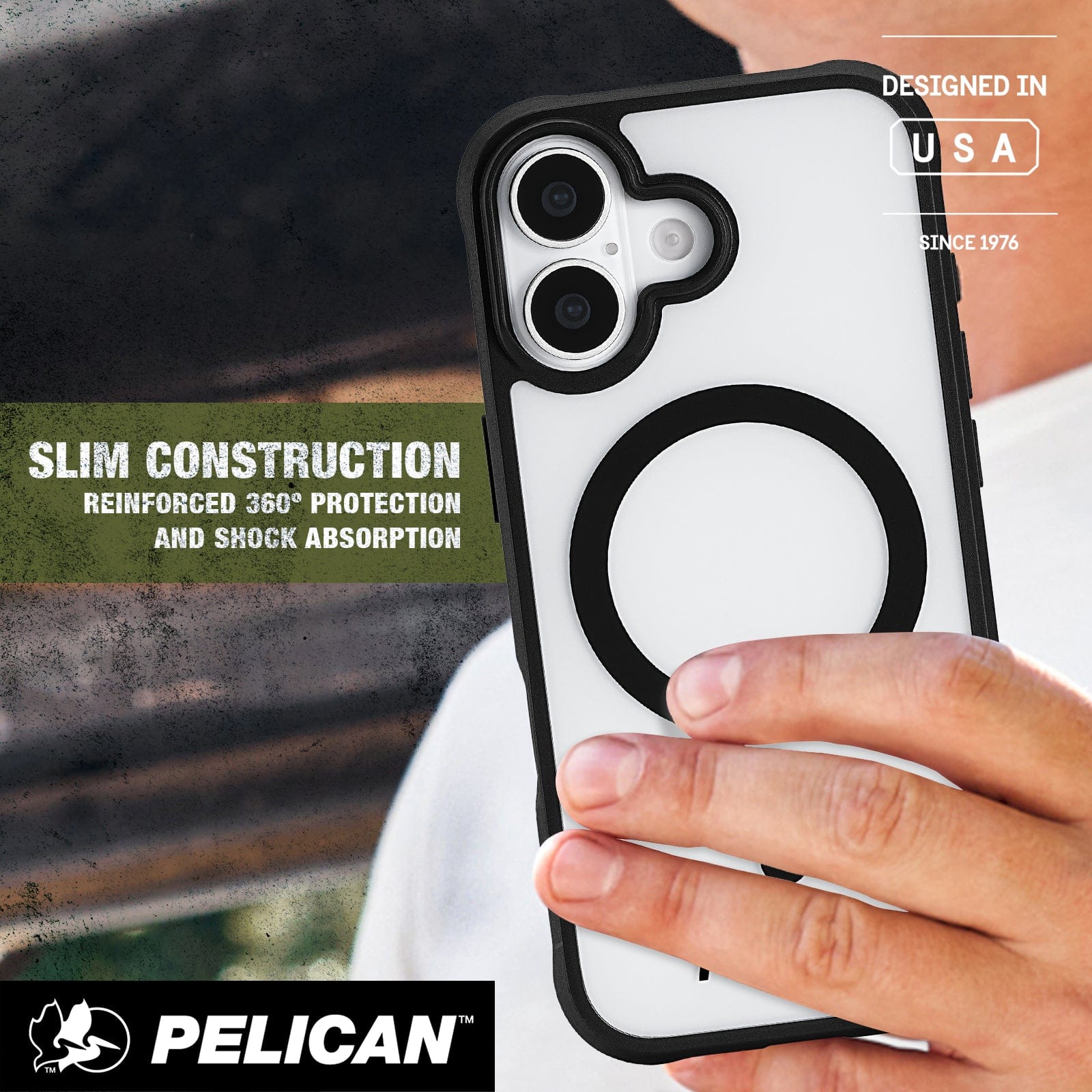 SLIM CONSTRUCTION REINFORCED 360 PROTECTION AND SHOCK ABSORPTION