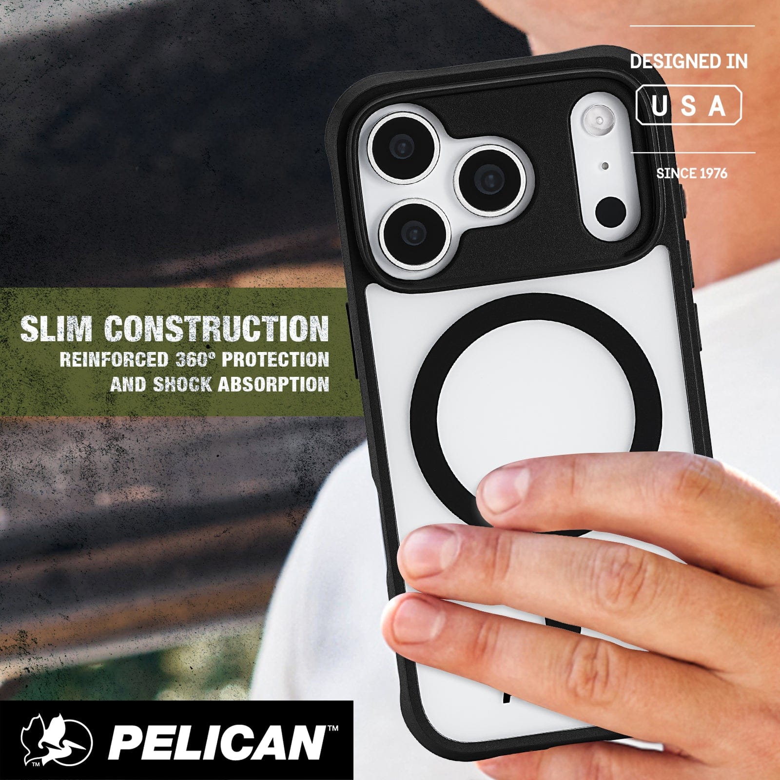 SLIM CONSTRUCTION REINFORCED 360 PROTECTION AND SHOCK ABSORPTION