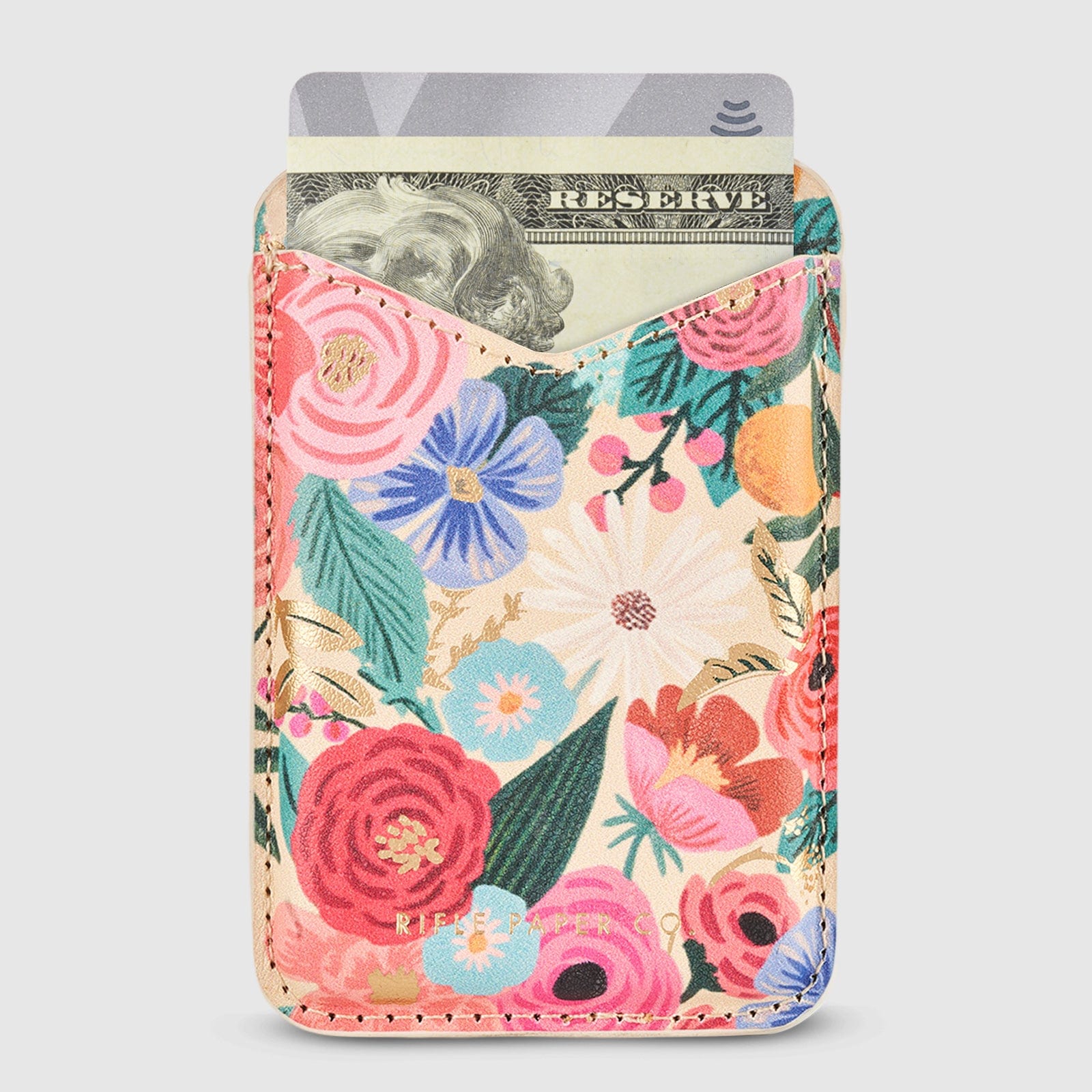Rifle Paper Co. MagSafe Wallet (Garden Party Blush)