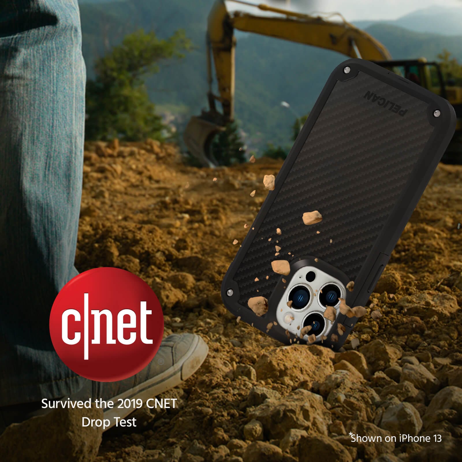 Survived CNEt 2019 Drop Test. Shown on iPhone 13. 